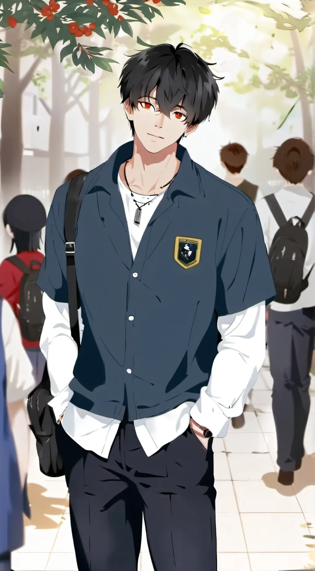 ai character: ~Derick~ >< background