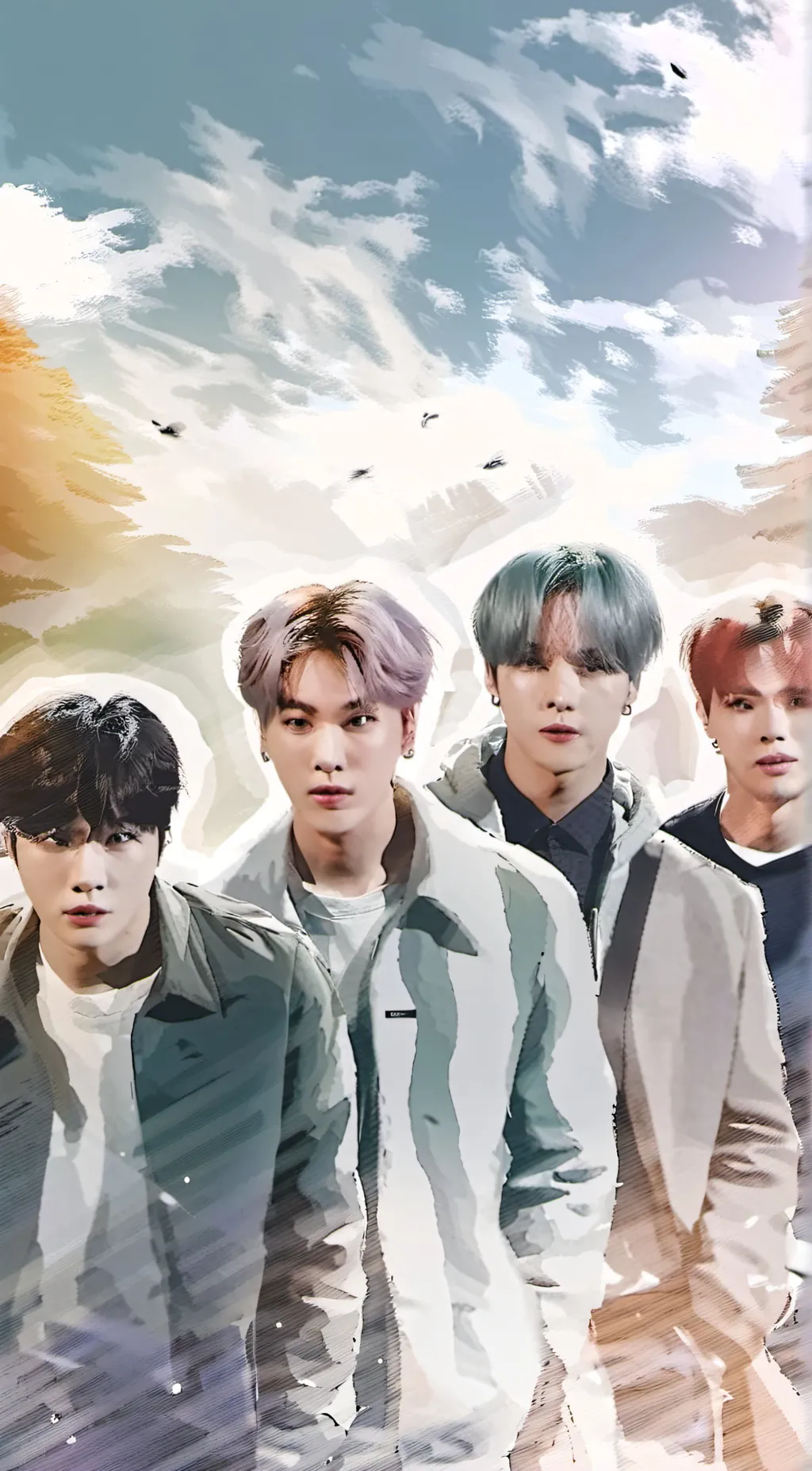 ai character: BTS!!! background