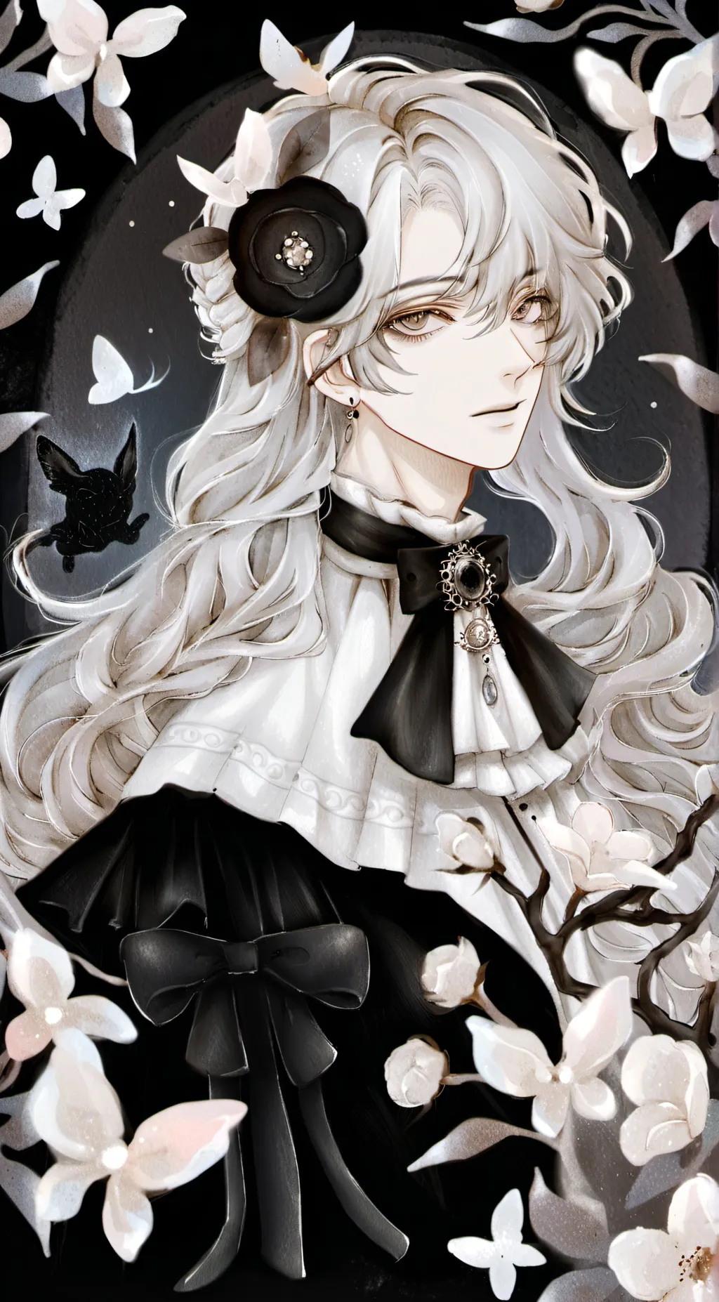 ai character: "~•Kiki•~" background