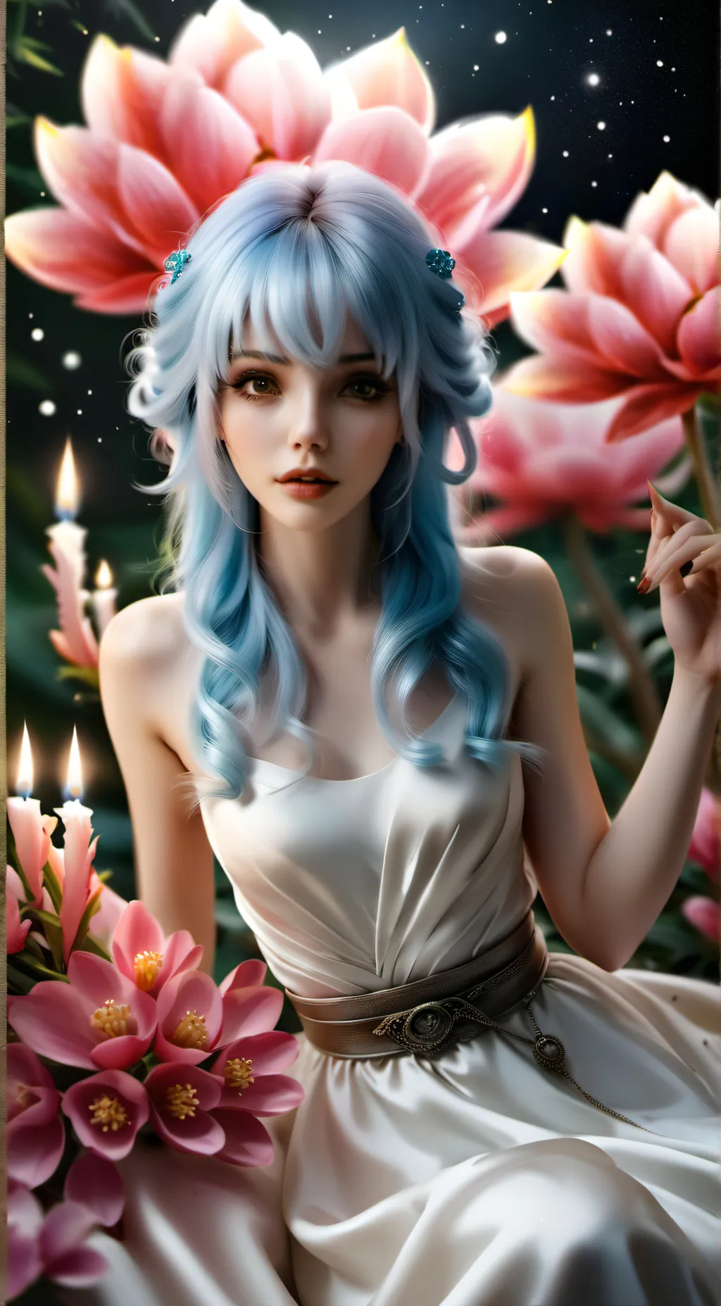 ai character: Magnolia background