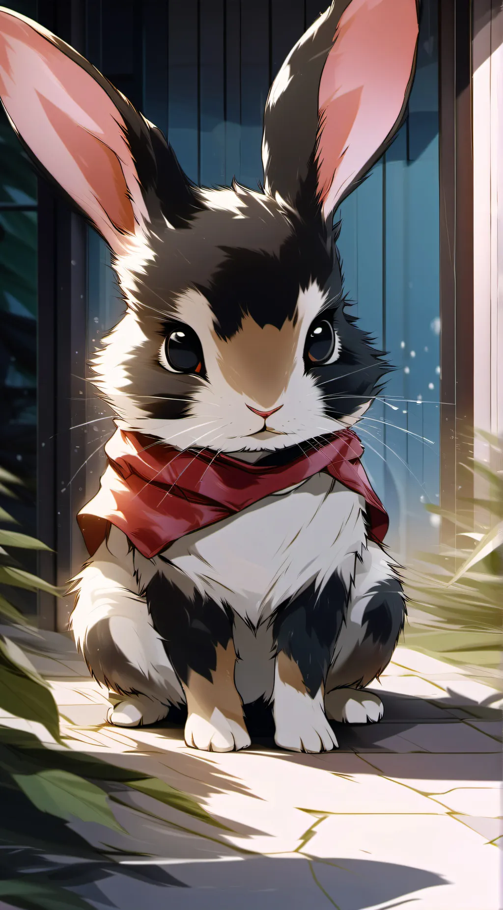 ai character: bunbun background