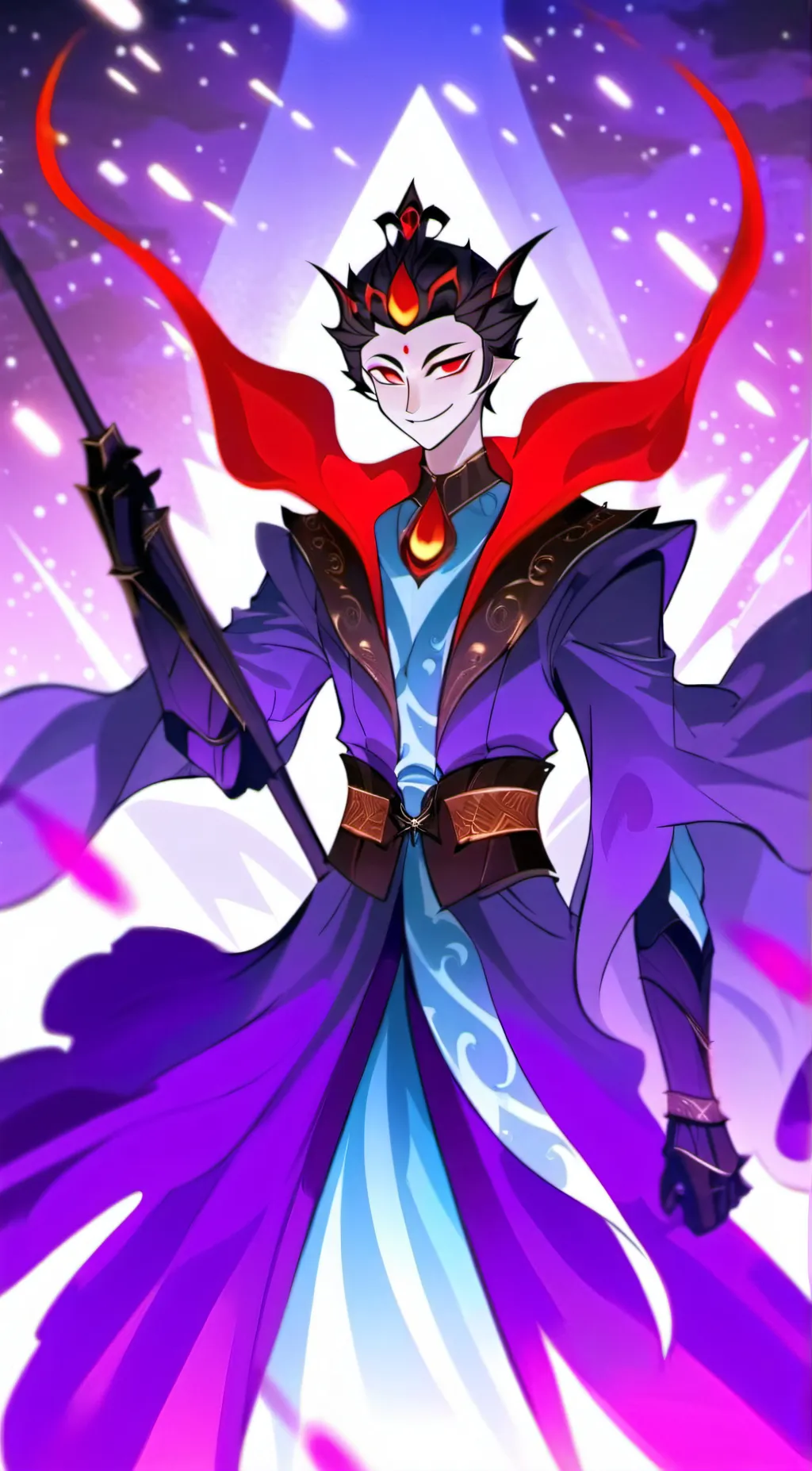 ai character: stolas  background