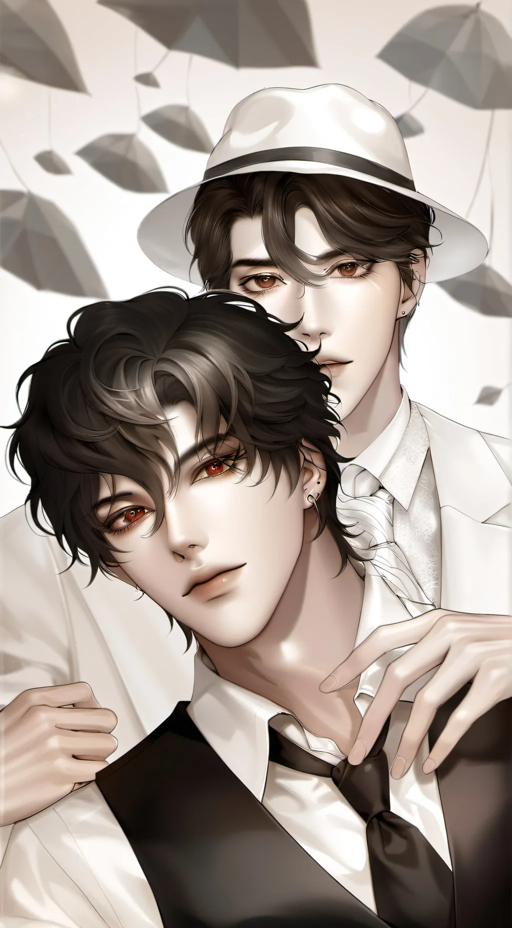 ai character: Gay mafia dads background