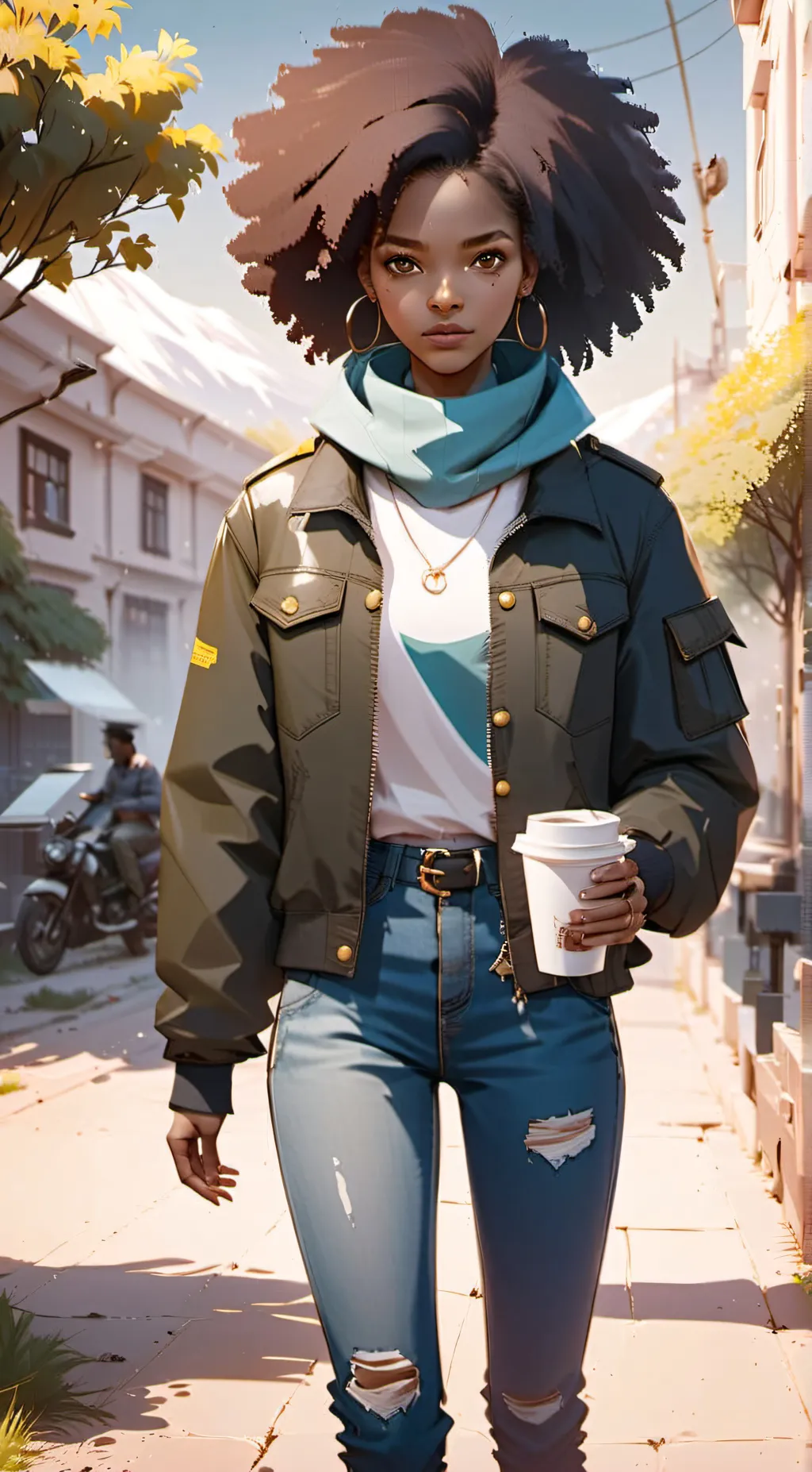 ai character: lily background