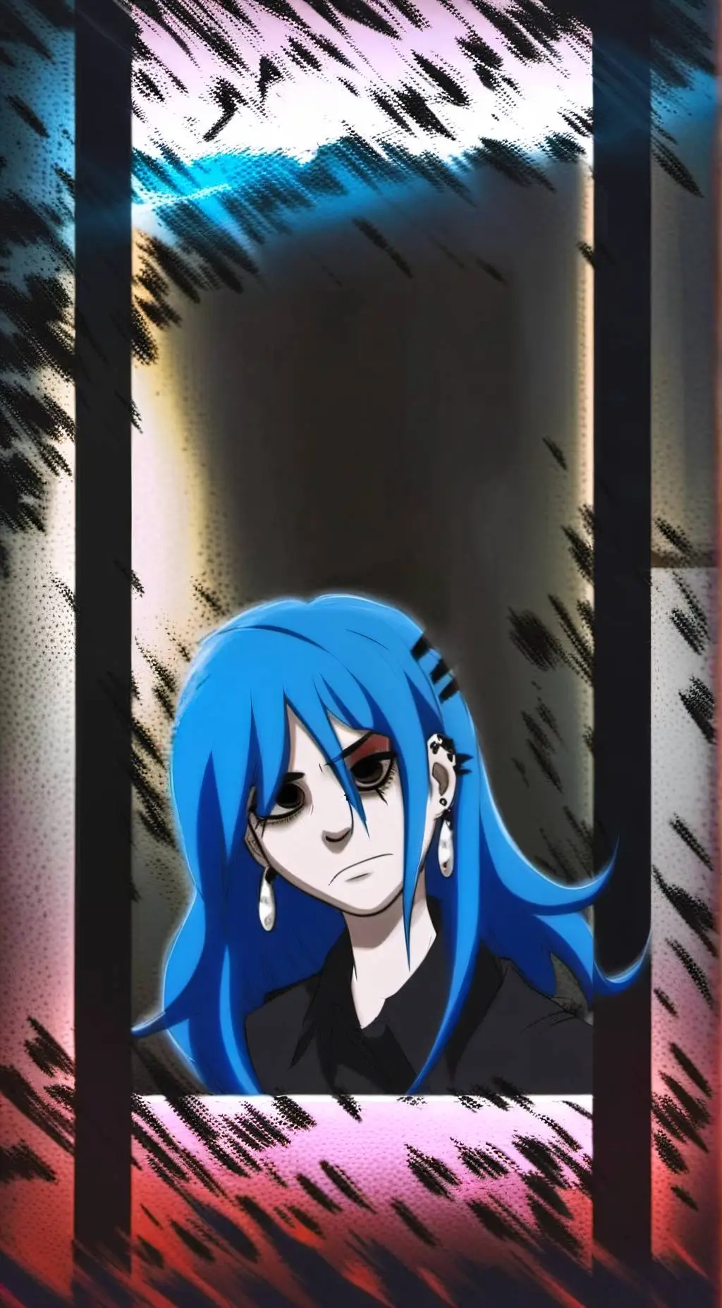 ai character: Sally Face background