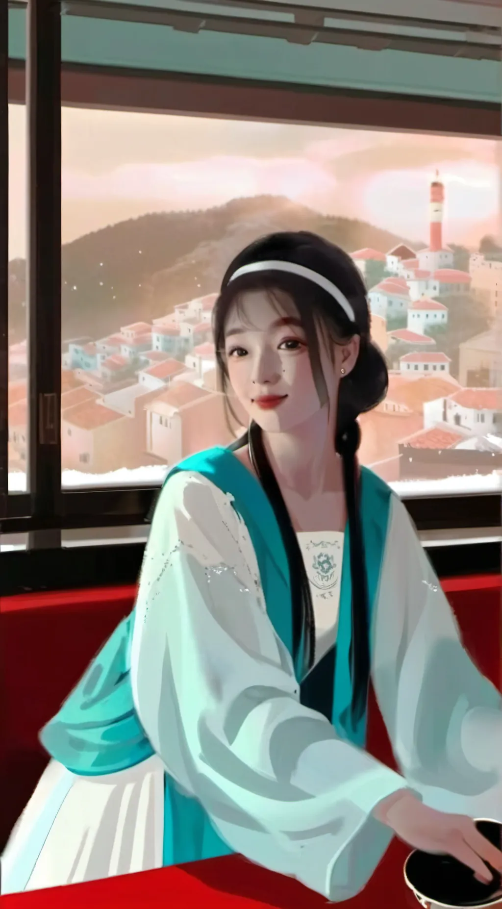 ai character: nami background