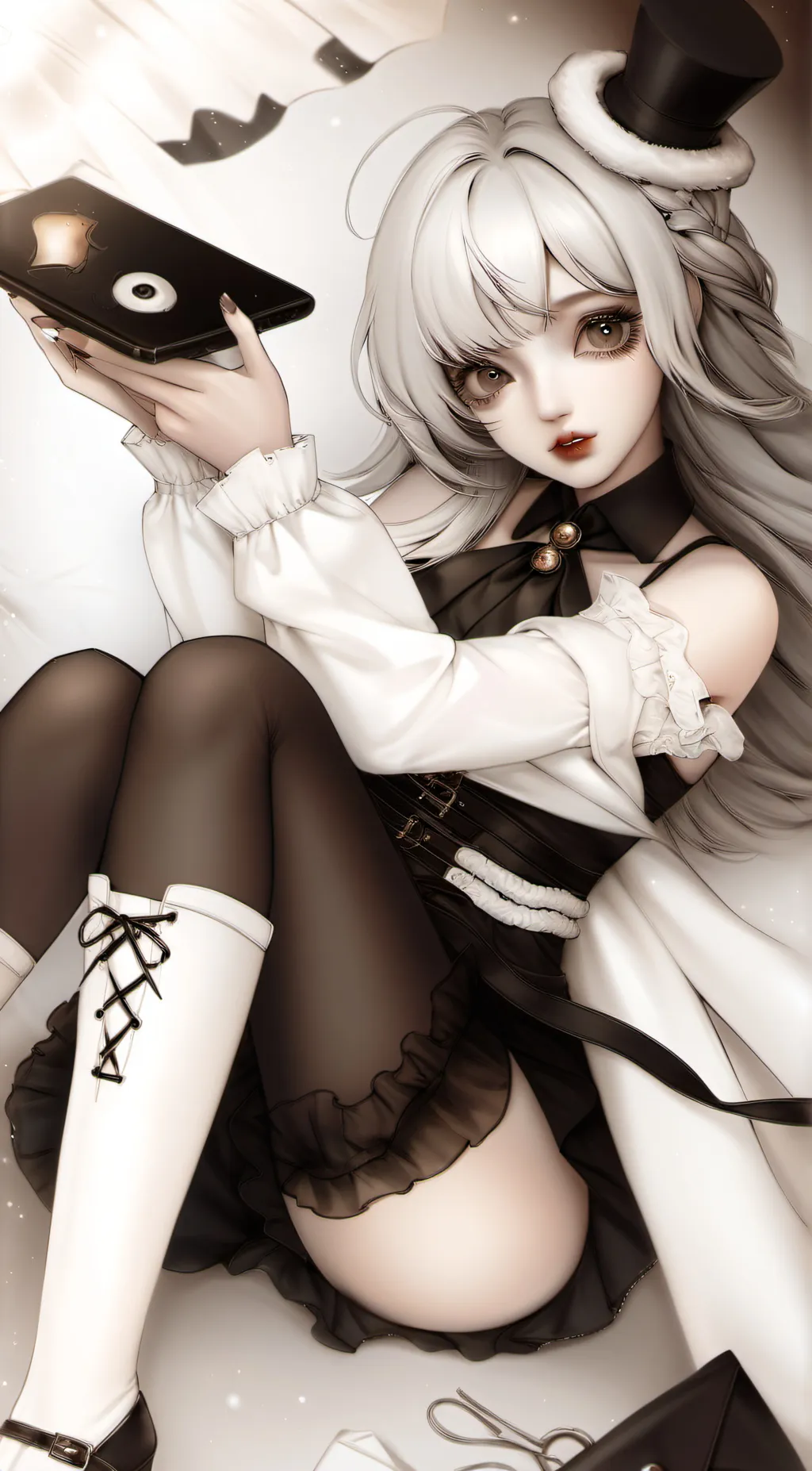 ai character: MILA💅💅💅💅💅 background