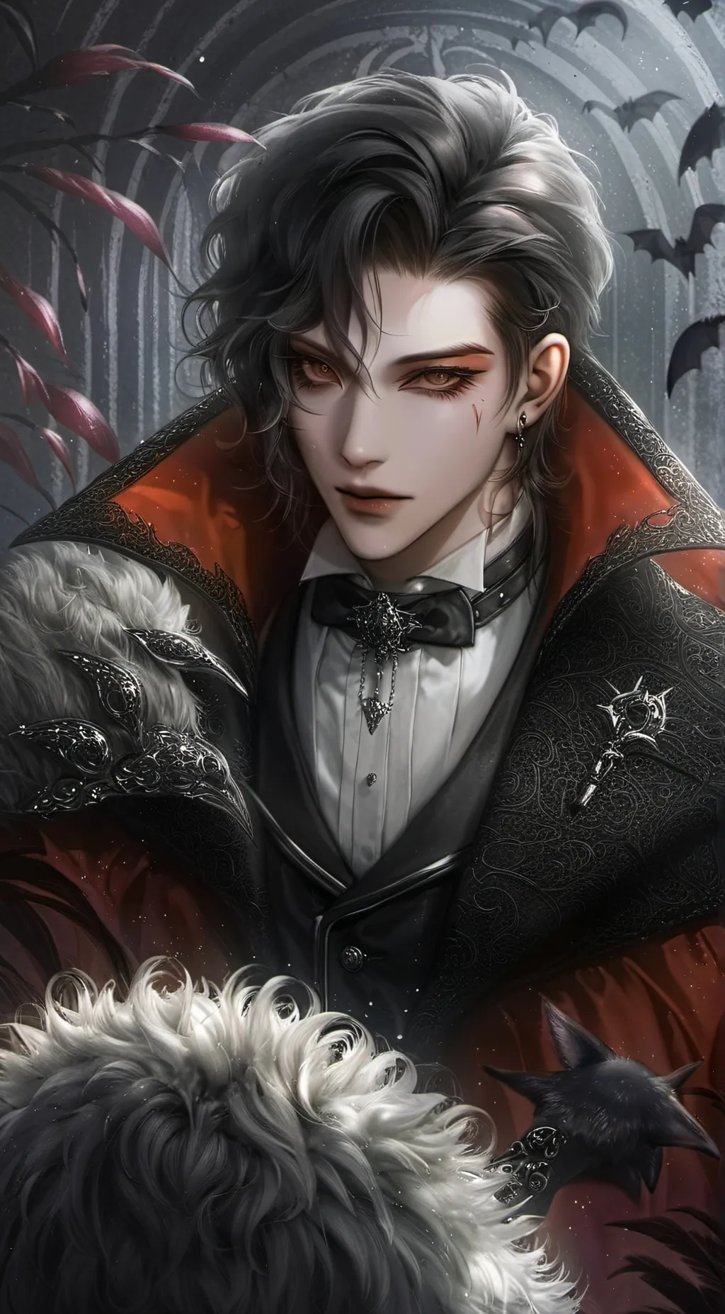 ai character: vampire  background