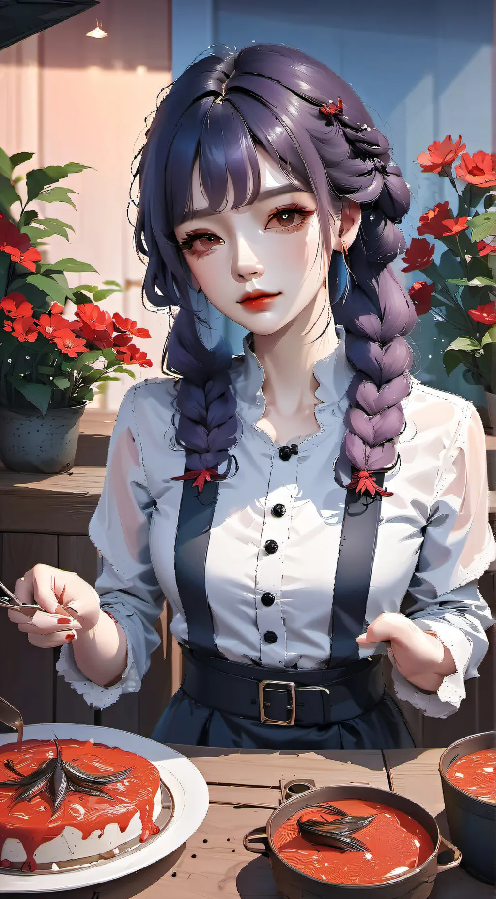 ai character: maya background