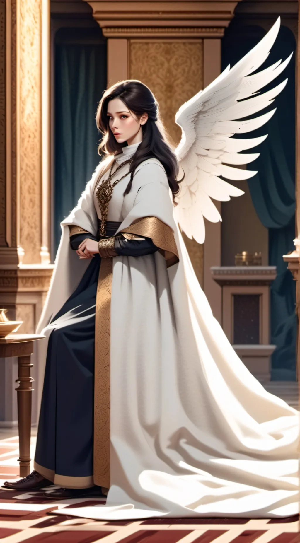 ai character: Angel background