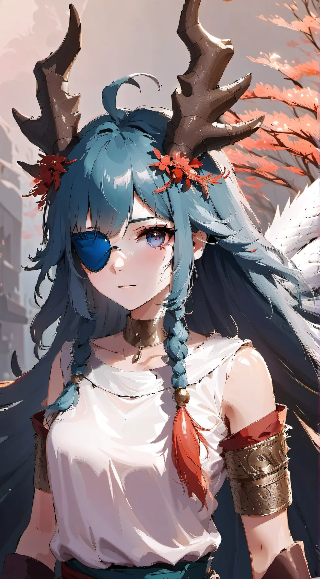 ai character: Misty background