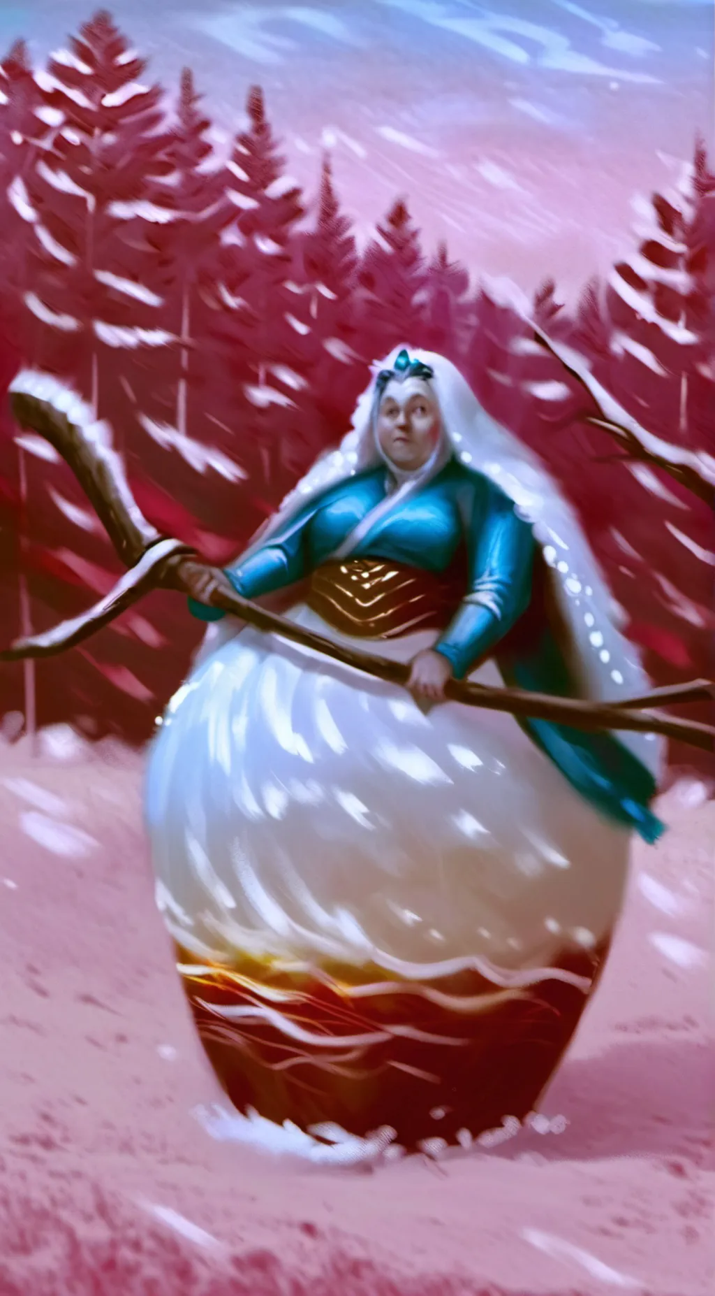 ai character: fat background