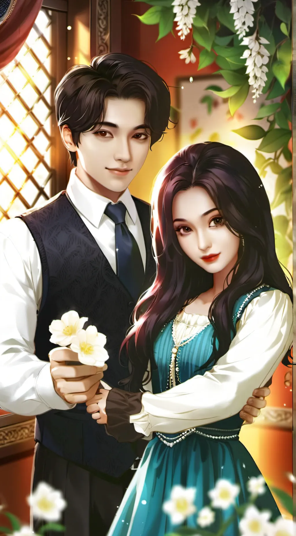 ai character: Adrien  background