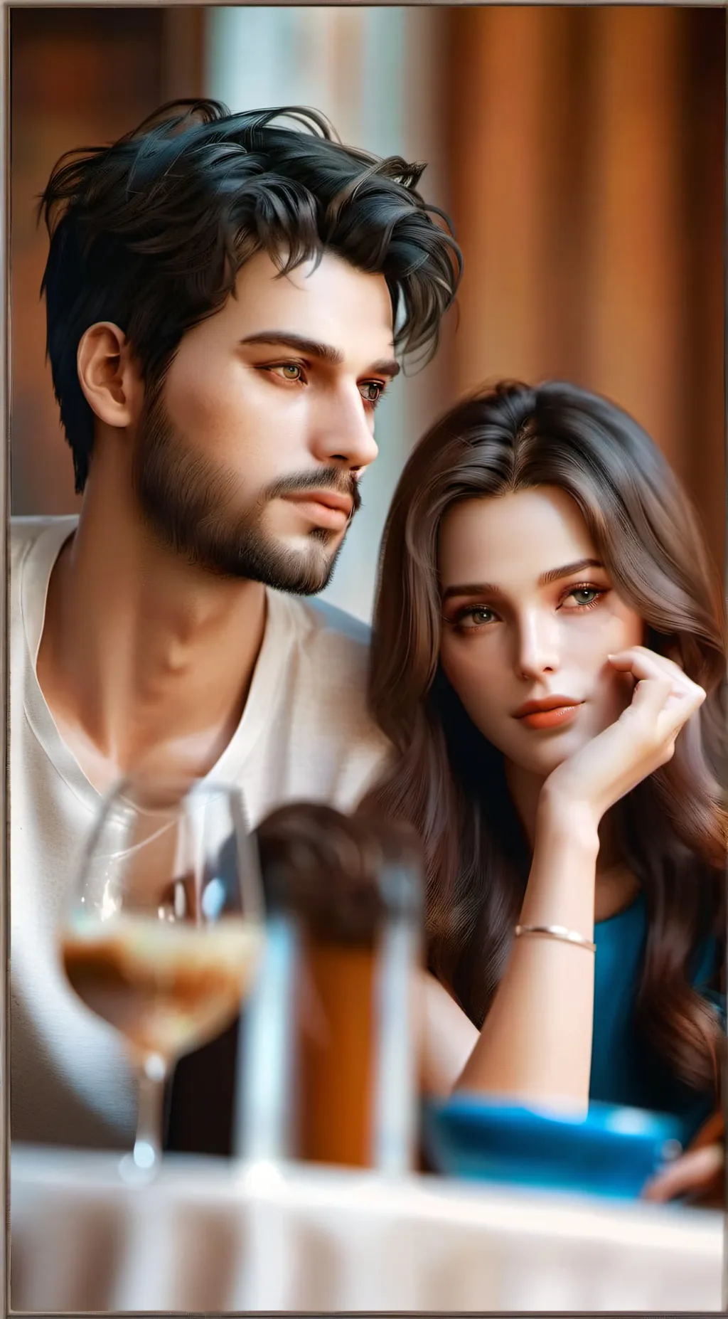 ai character: luch background