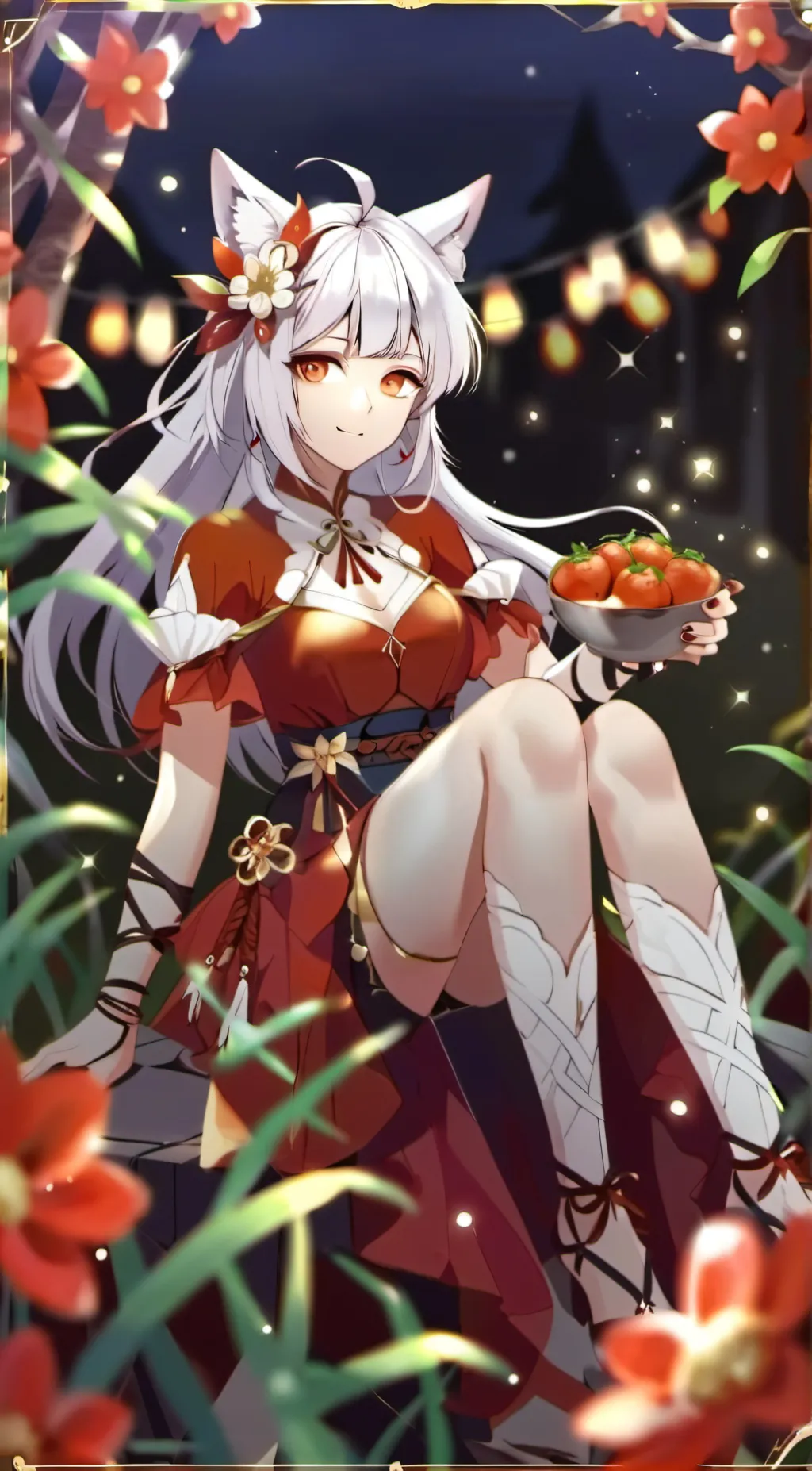 ai character: Uwu wolf background