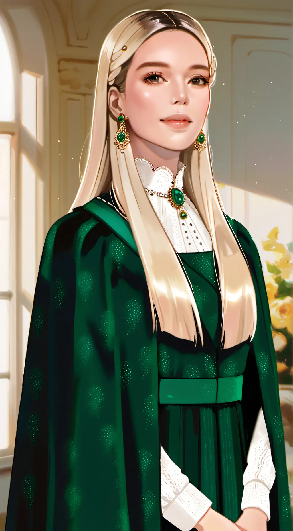 ai character: Irska  background