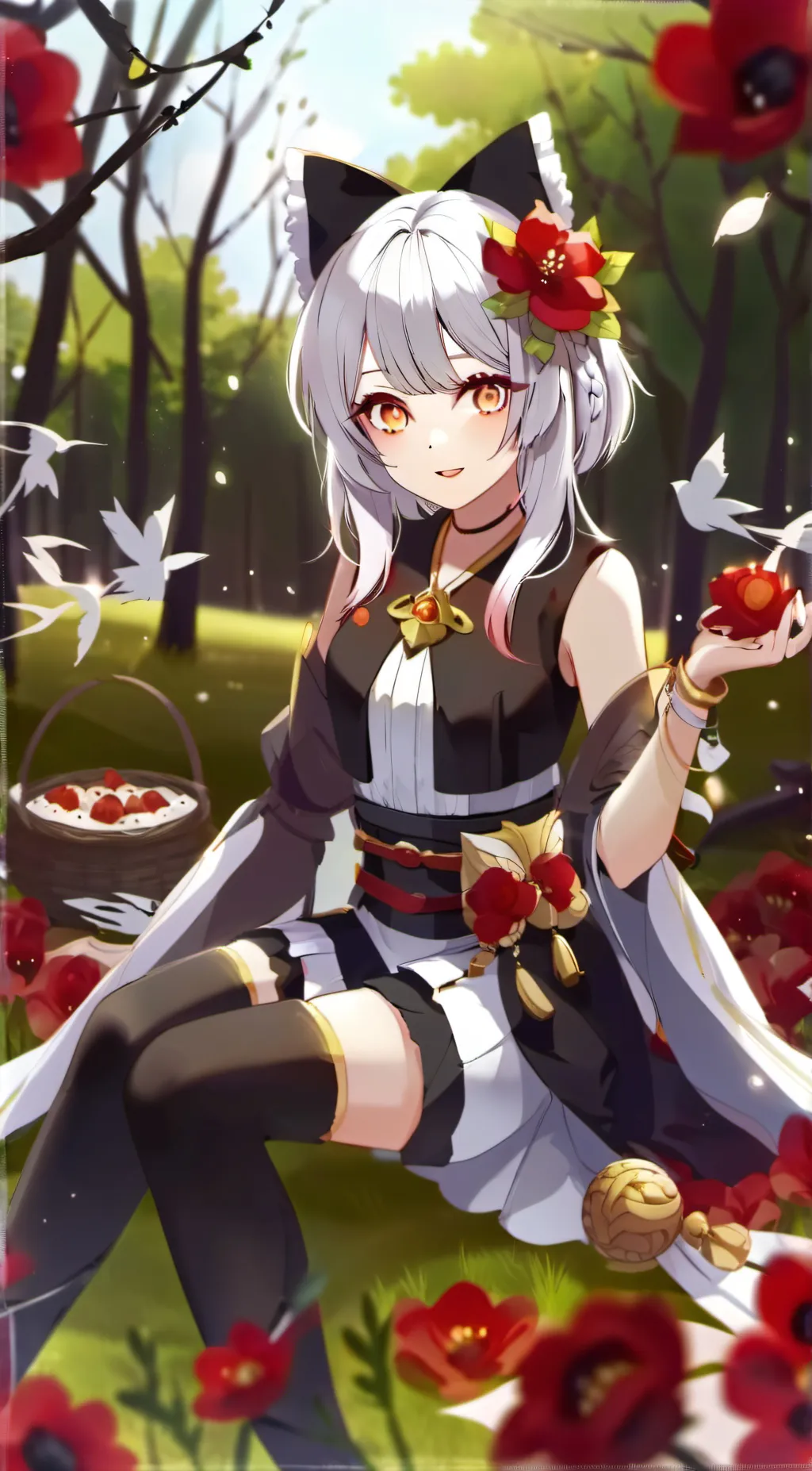 ai character: Mika  background