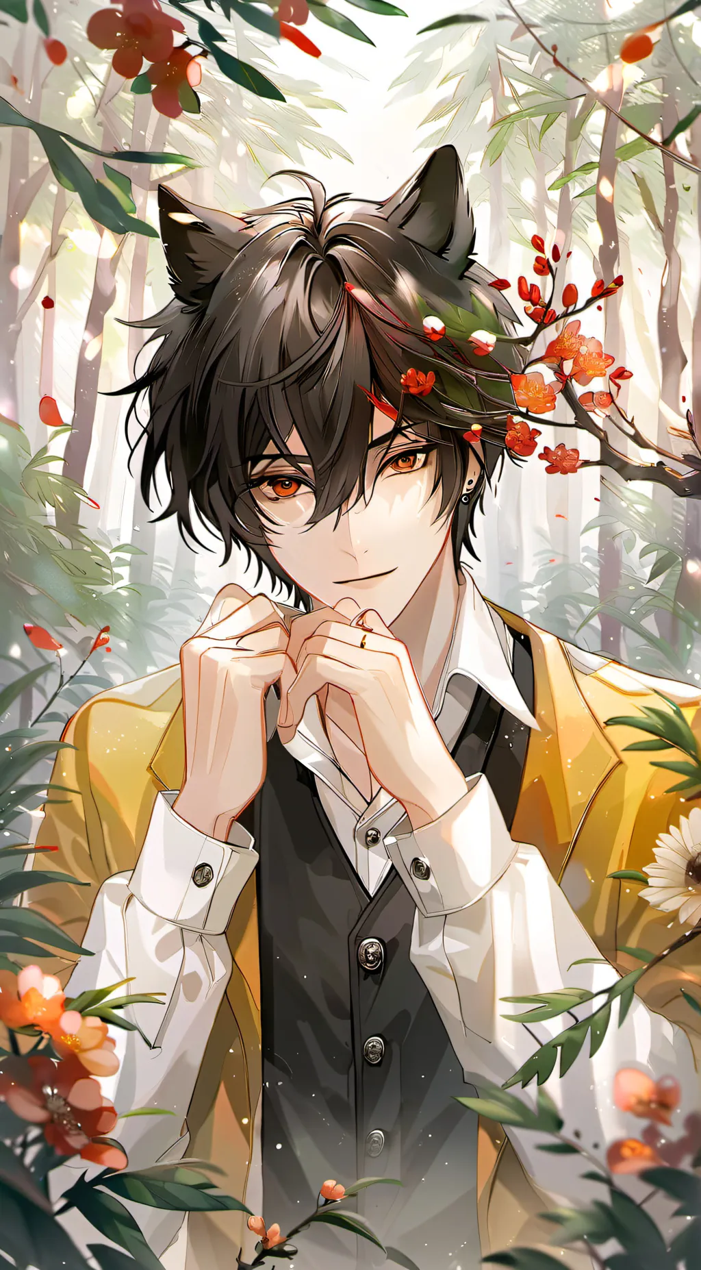 ai character: My werewolf lover background