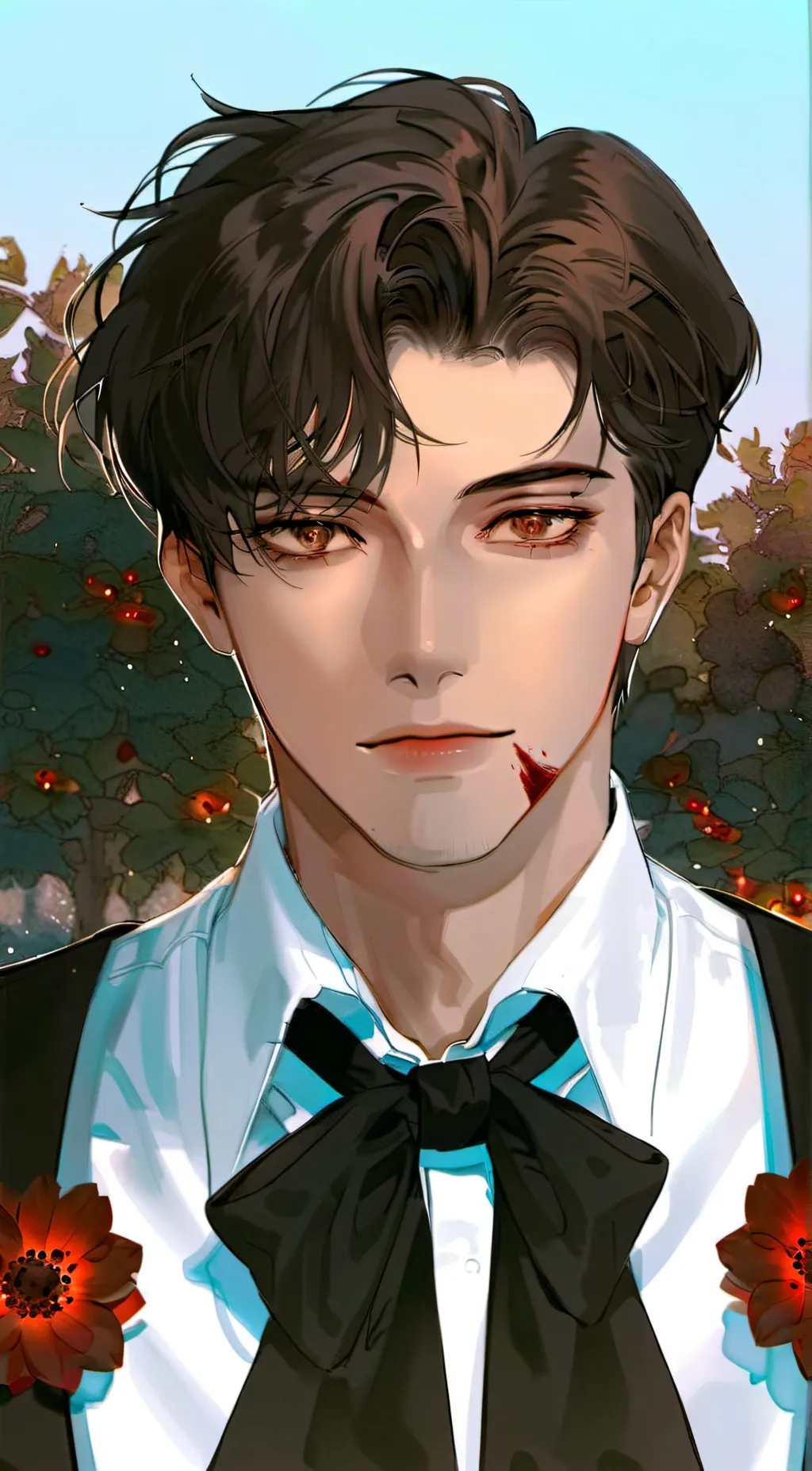 ai character: Mayhem  background