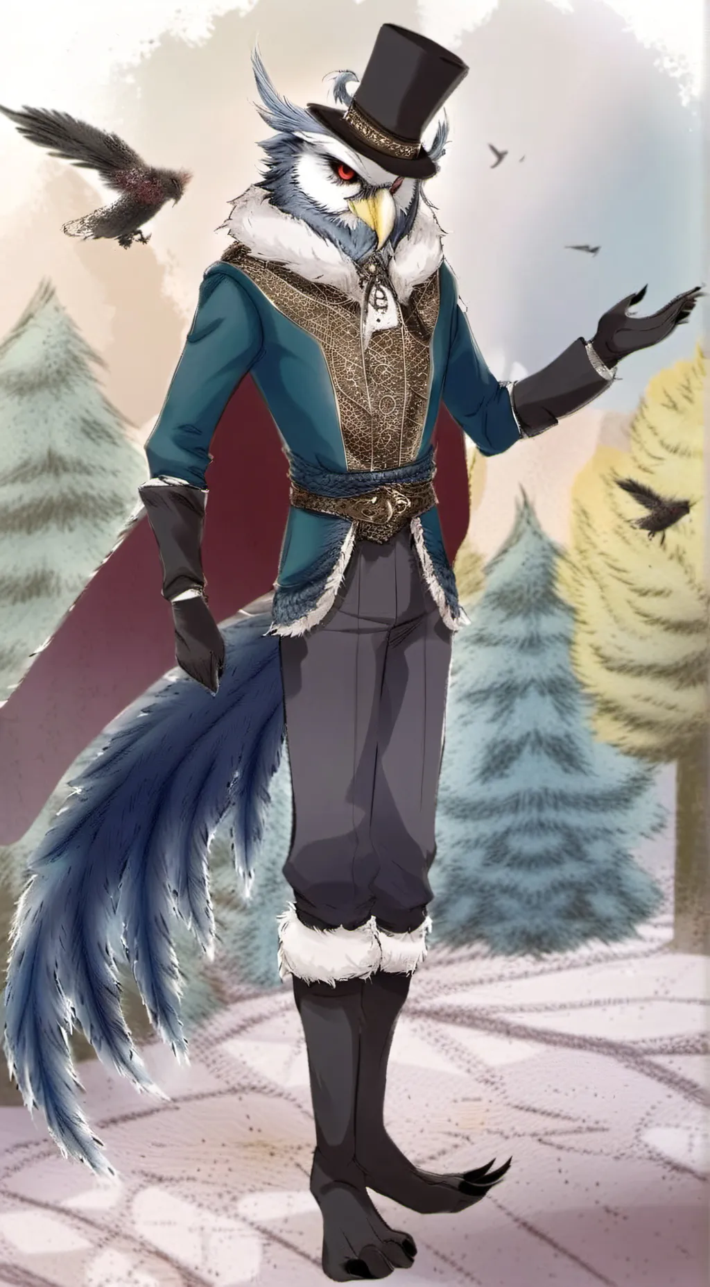 ai character: Stolas (HB) background