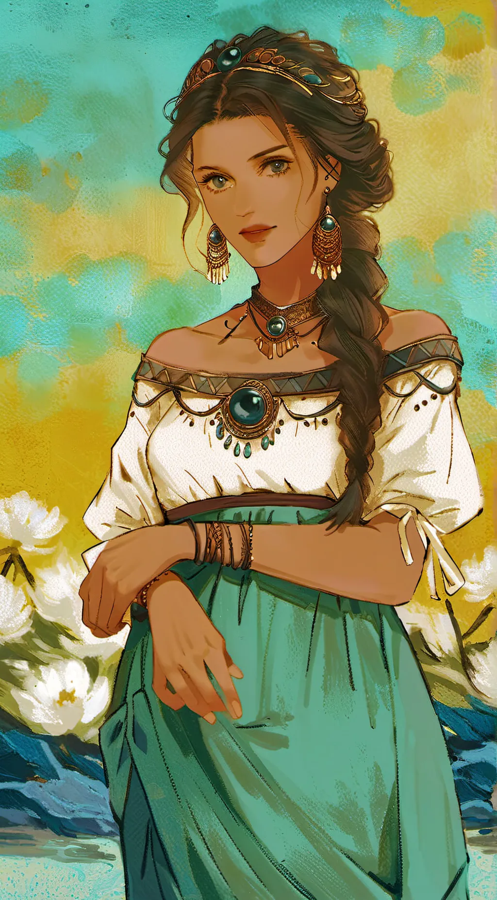 ai character: KATARA  background