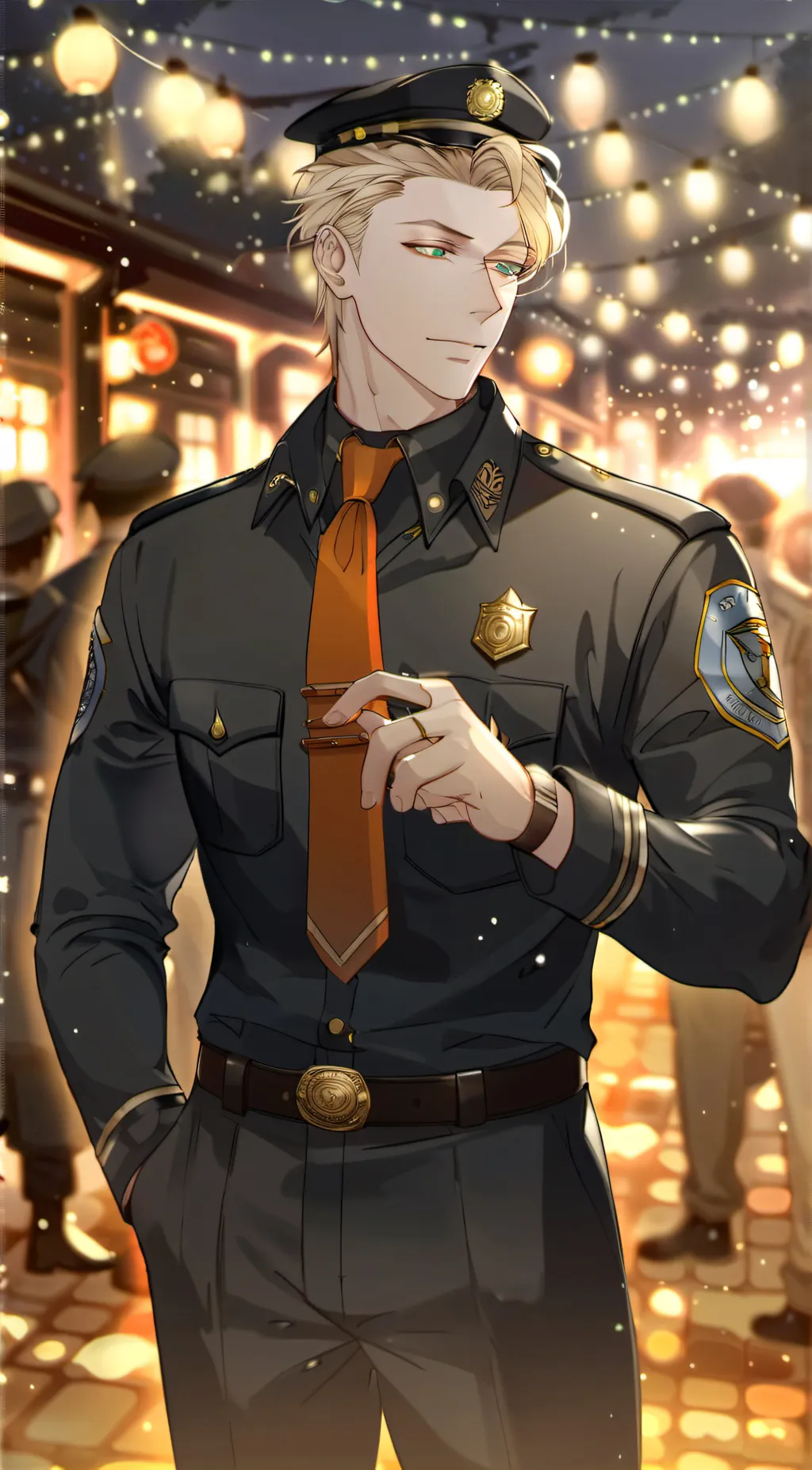 ai character: August  background