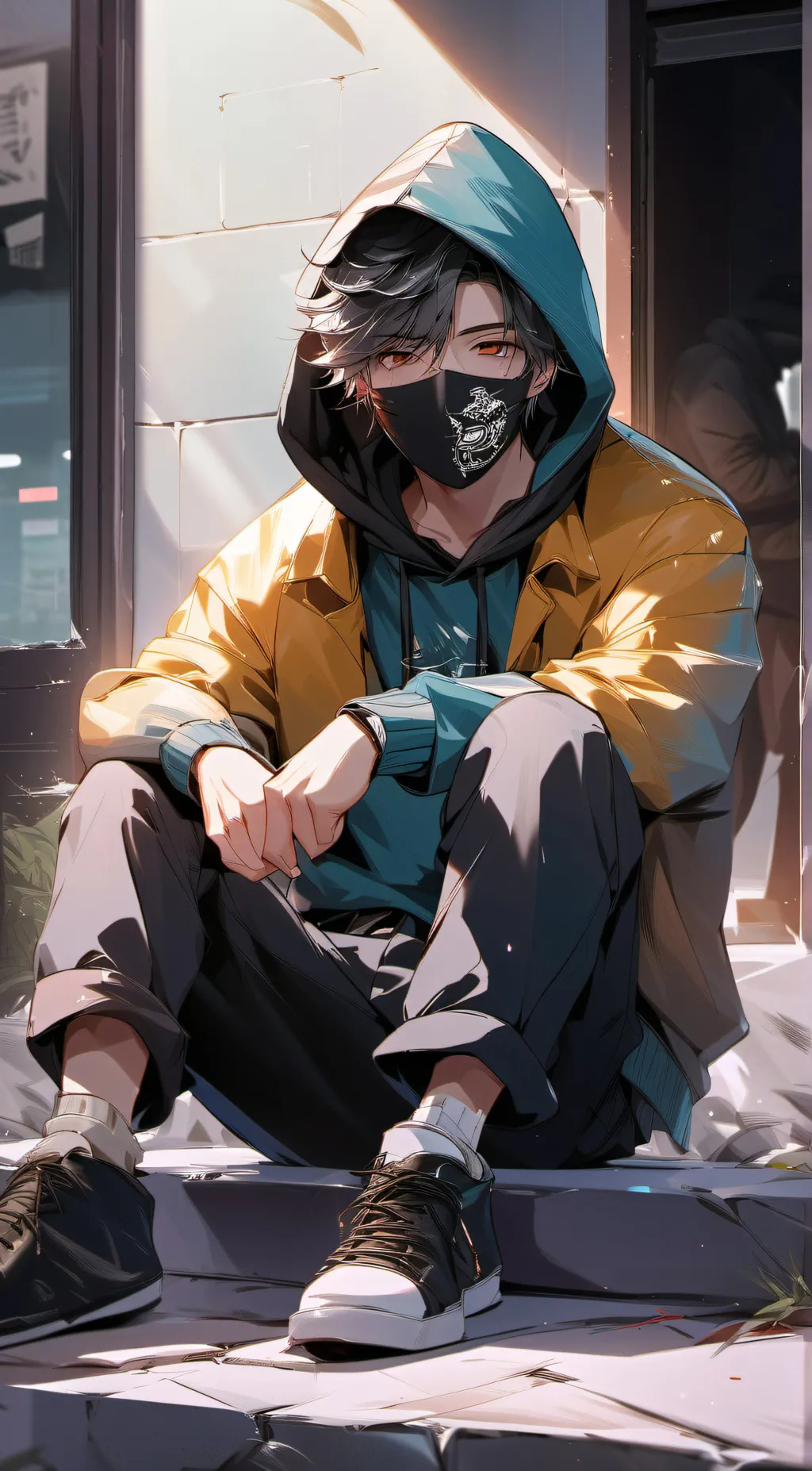 ai character: kao background