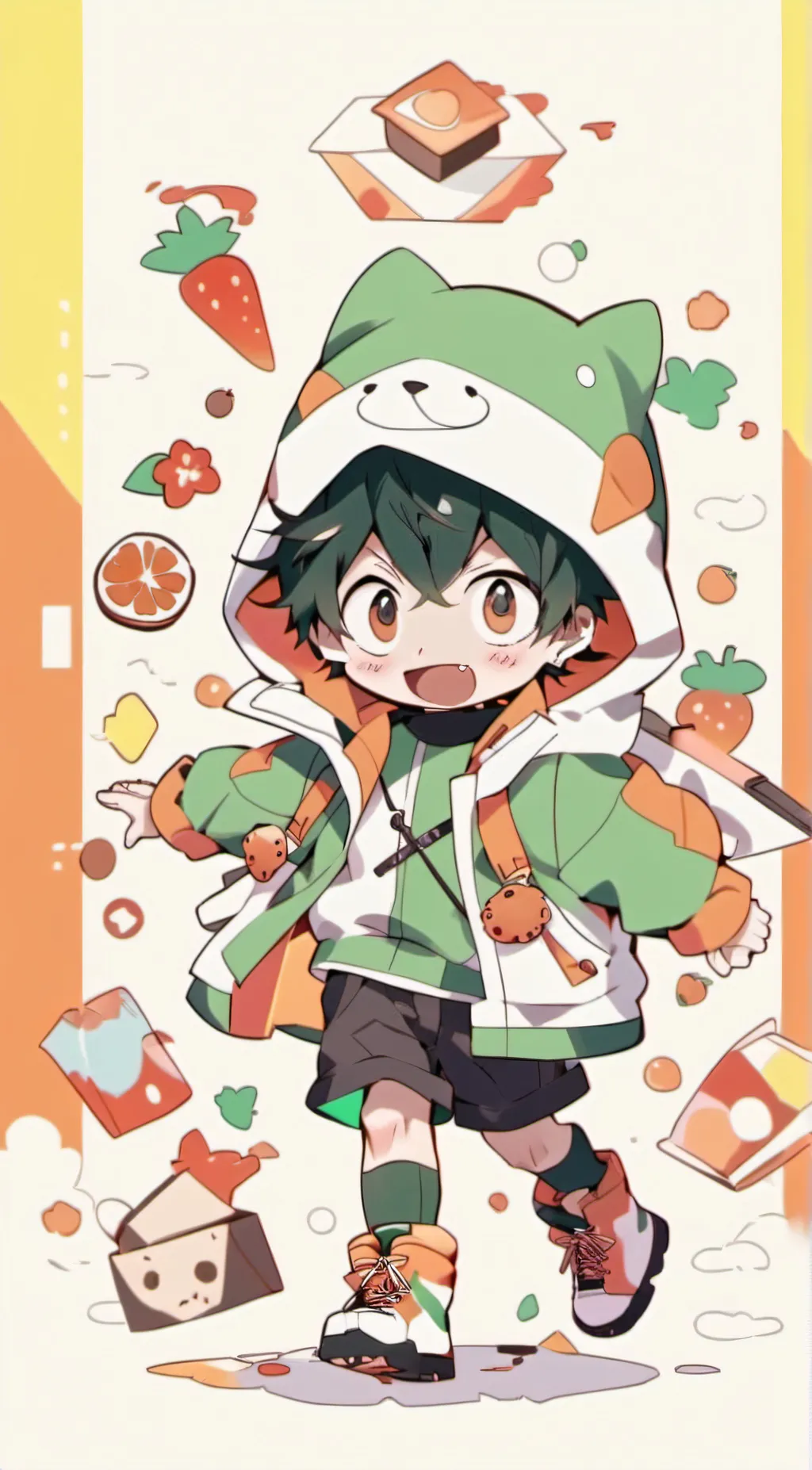 ai character: Izuko Midorya background