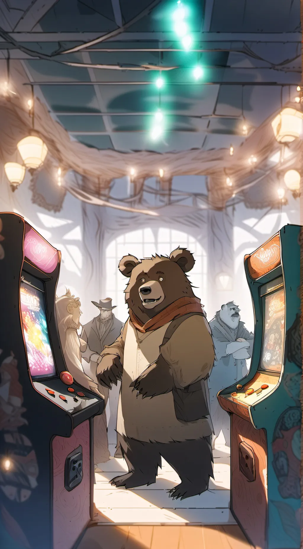 ai character: Fnaf background