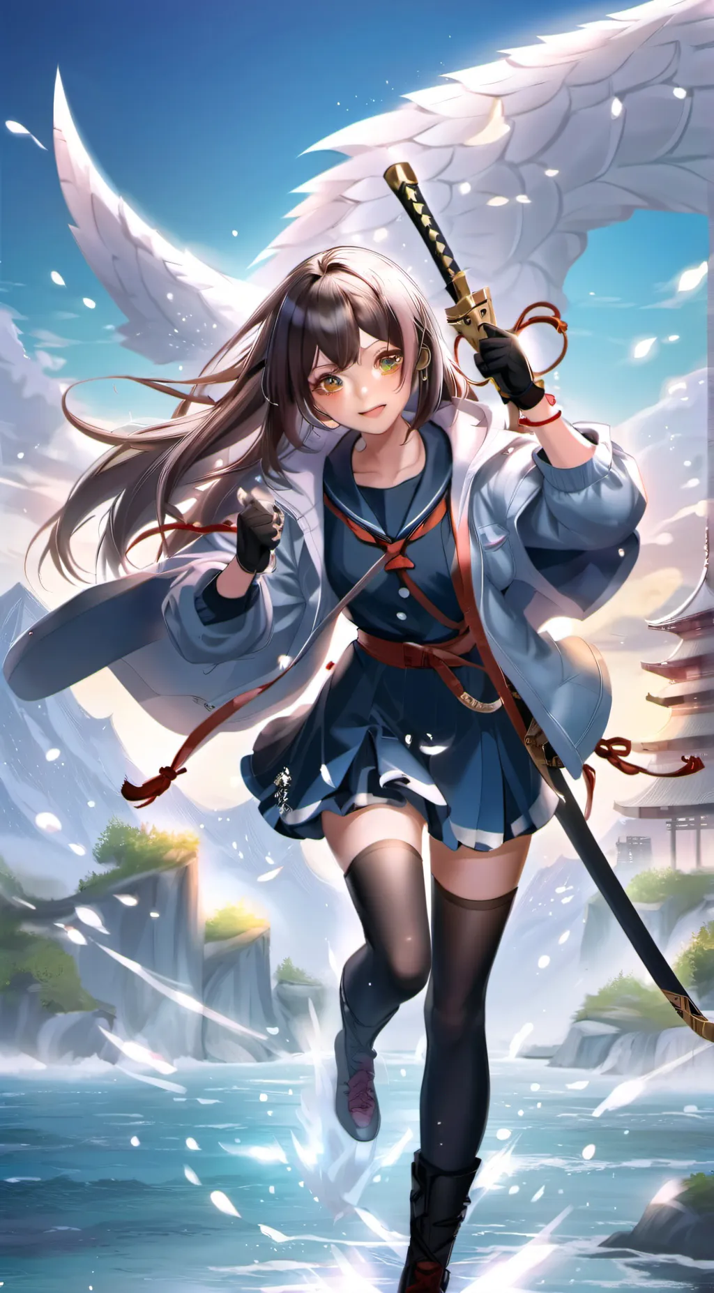 ai character: shin sanada  background