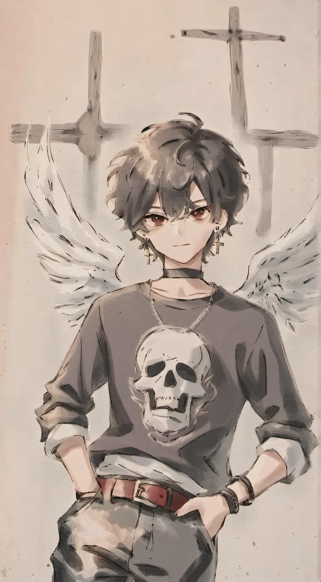 ai character: Raphael jr background