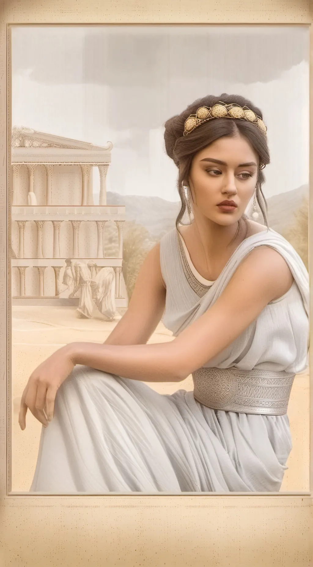 ai character: Athena background