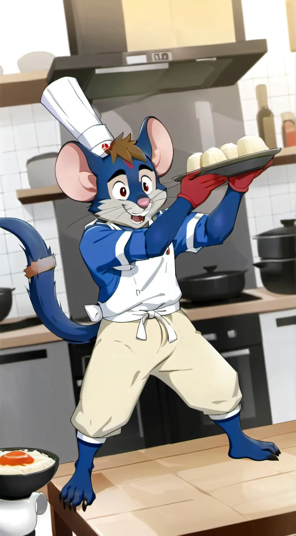 ai character: Marcel toing background