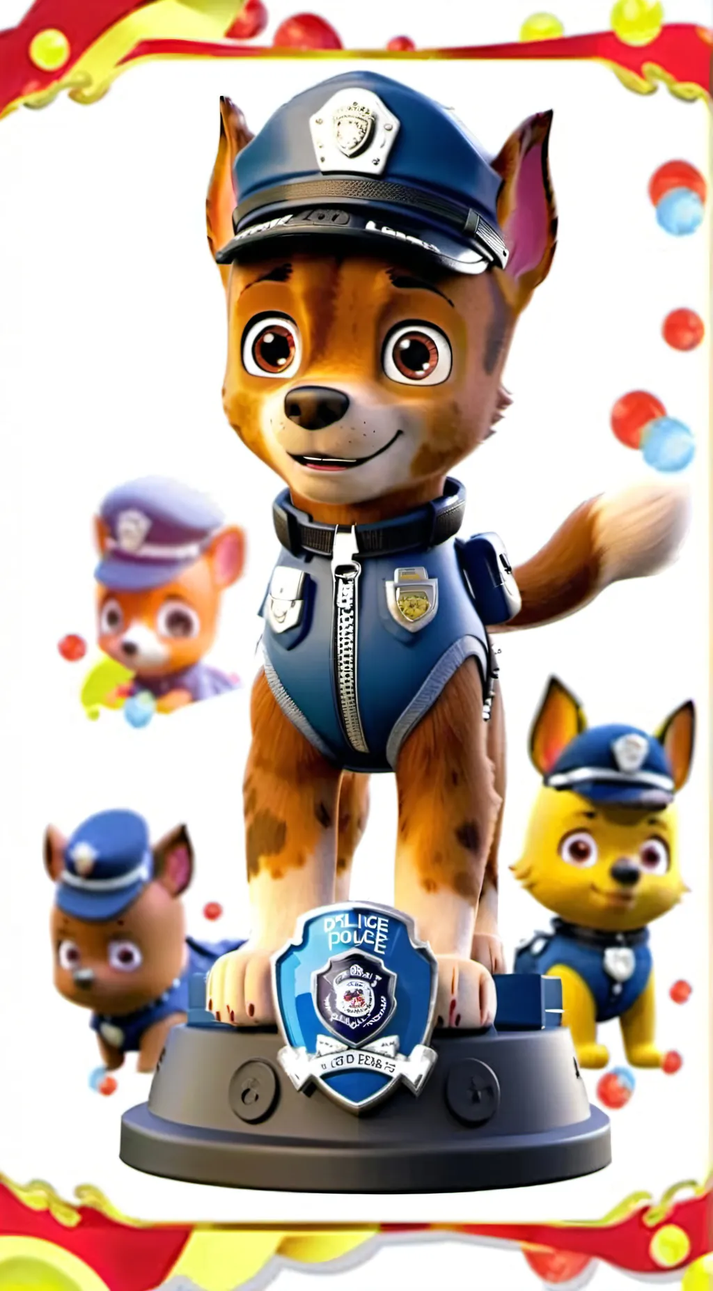 ai character: Paw patrol  background