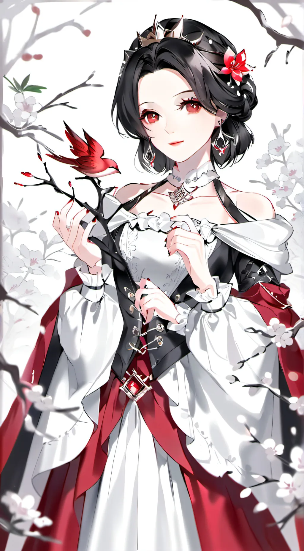 ai character: princess  background