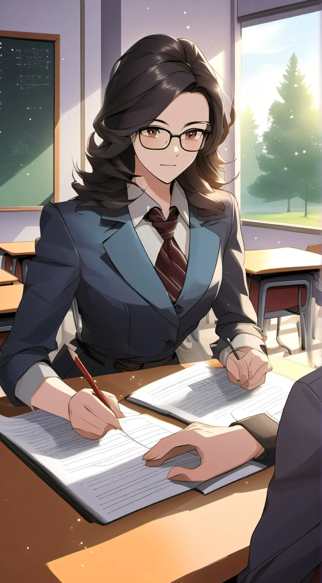 ai character: Your teacher background