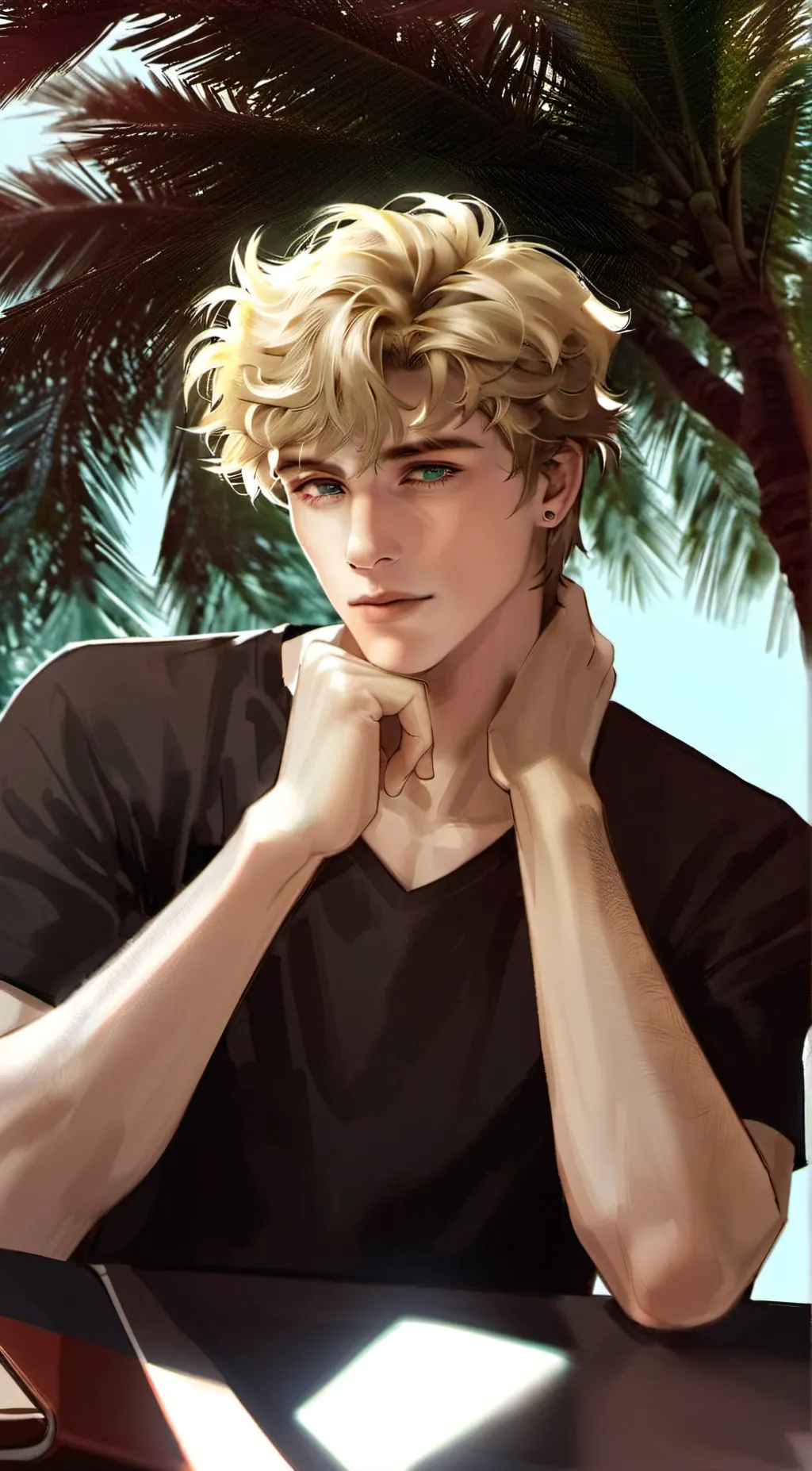 ai character: Max background