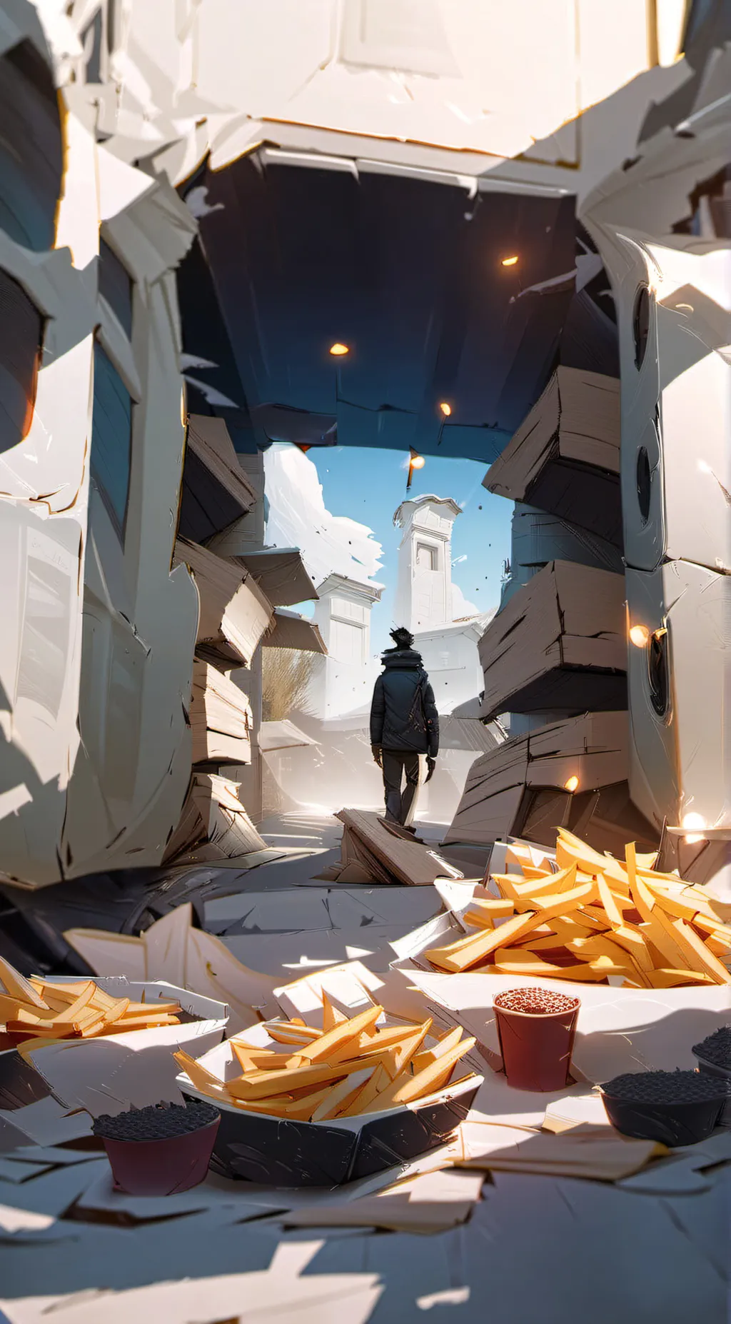 ai character: bfdi background