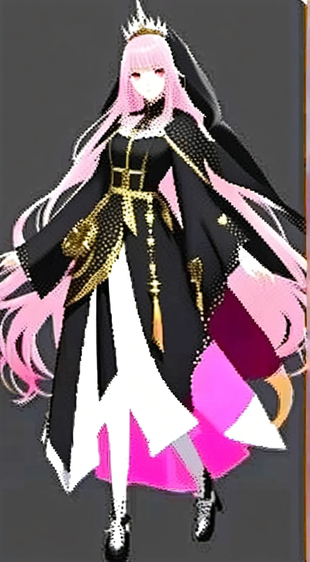 ai character: Mori calliope  background