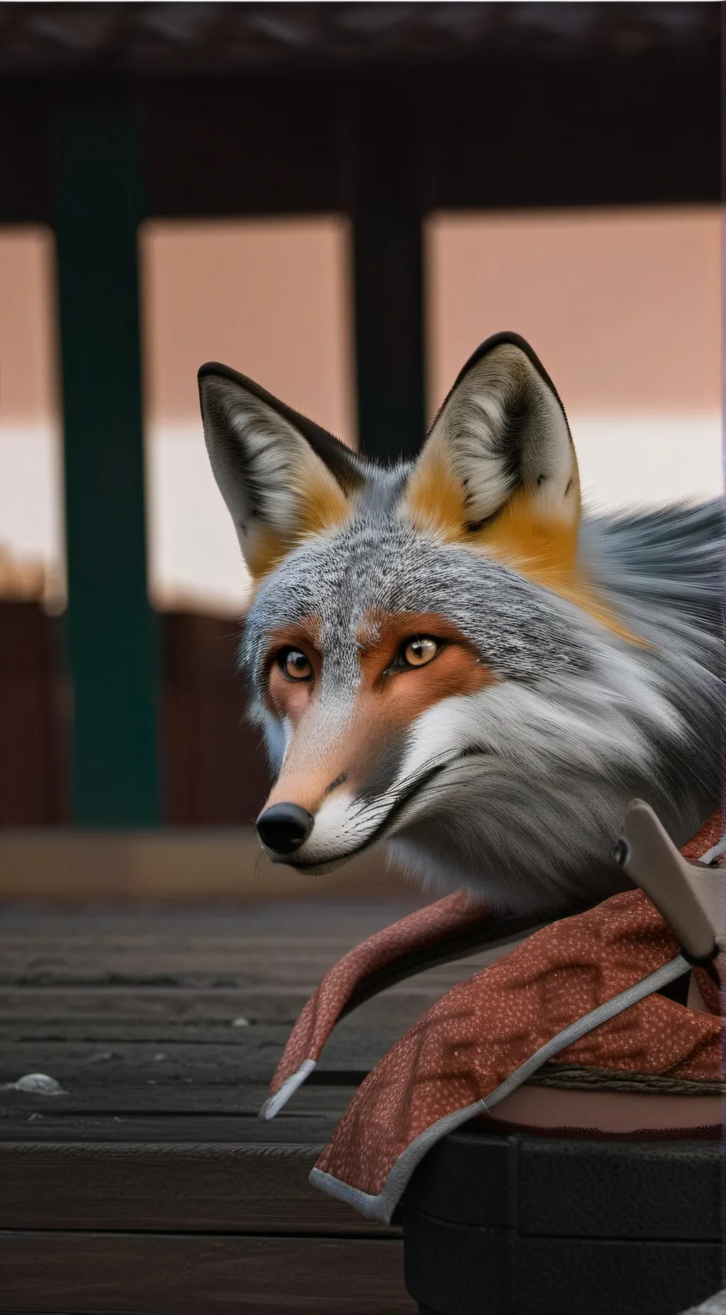 ai character: frownyfox x hoppy background