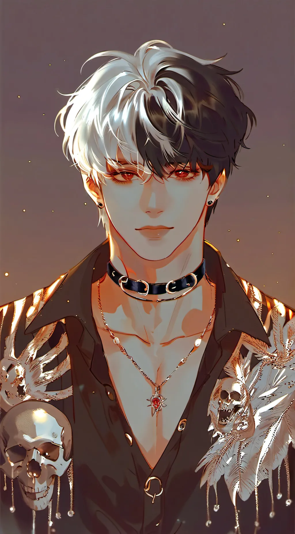 ai character: Rain background