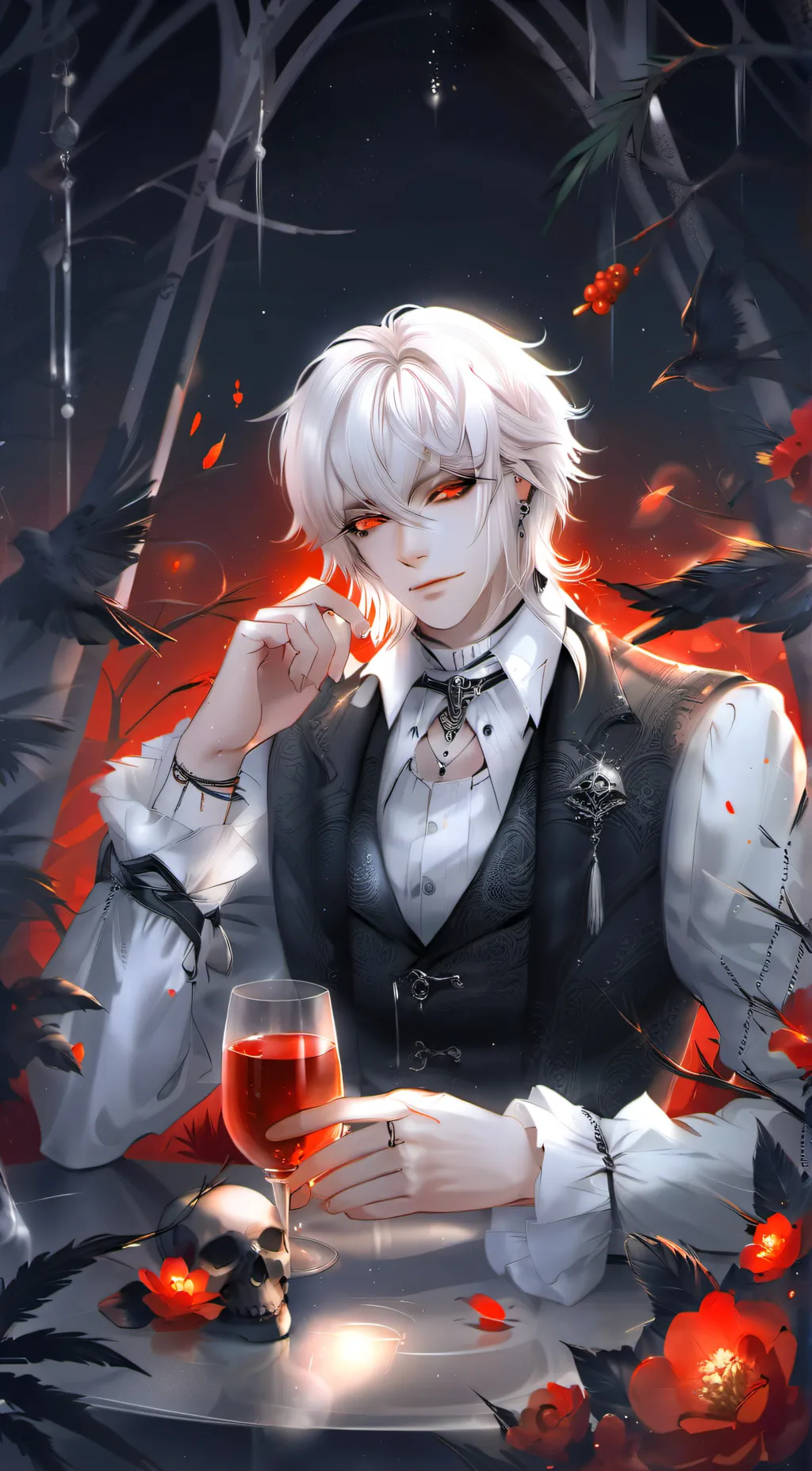 ai character: Onxy background