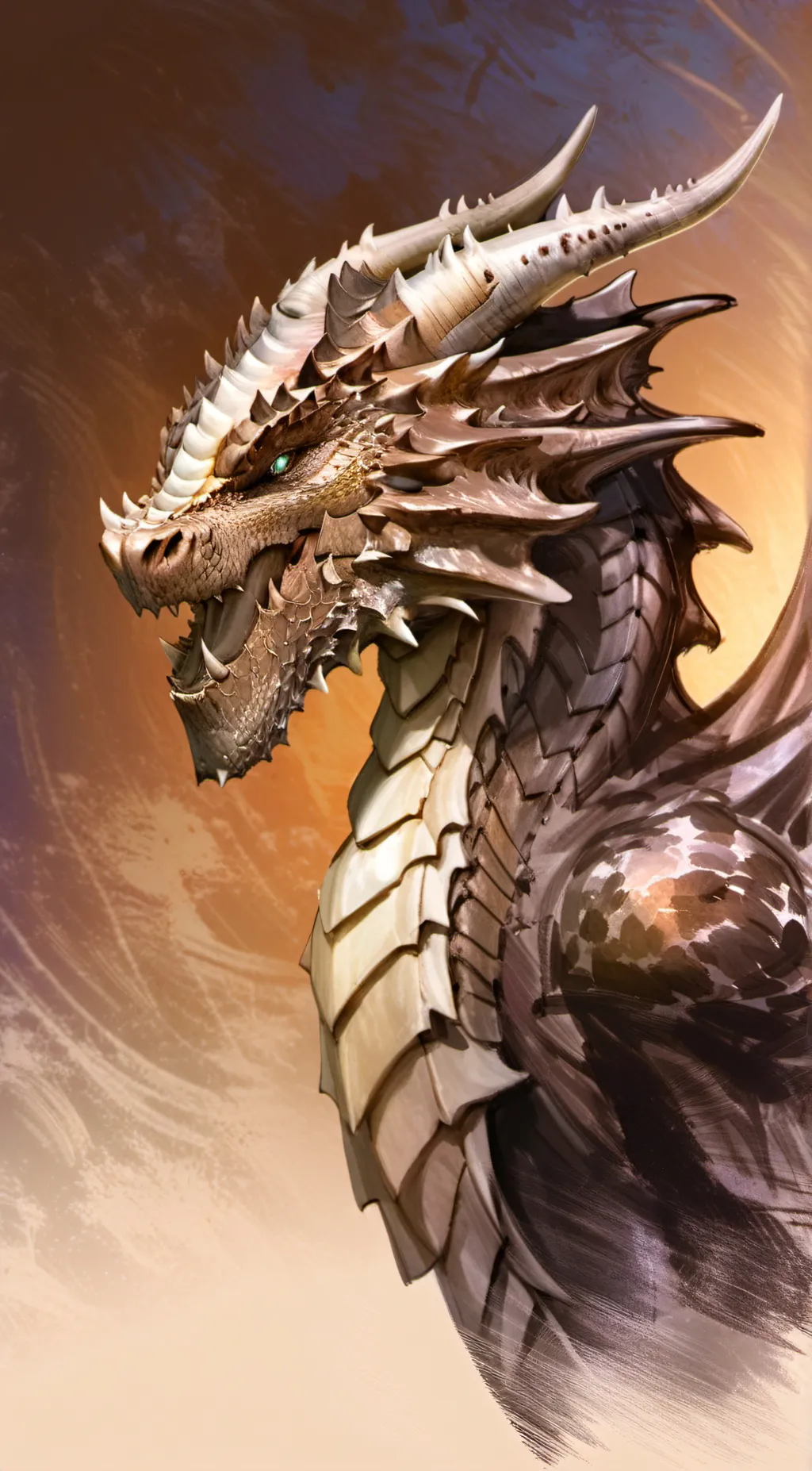 ai character: Burn background