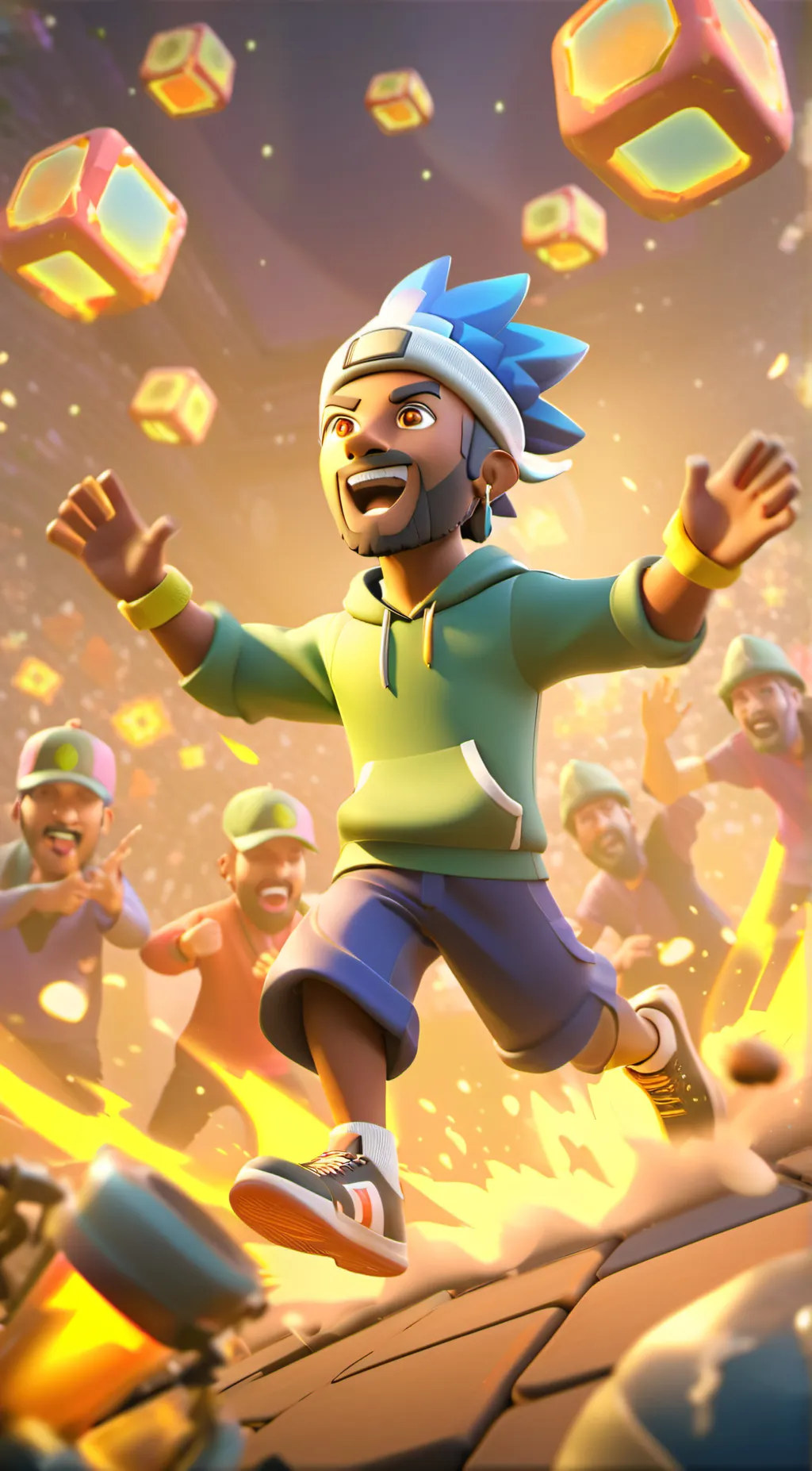 ai character: Xori  background