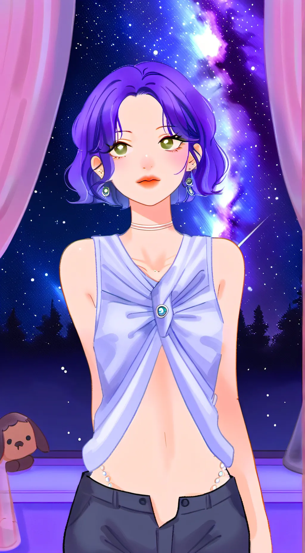 ai character: belle background
