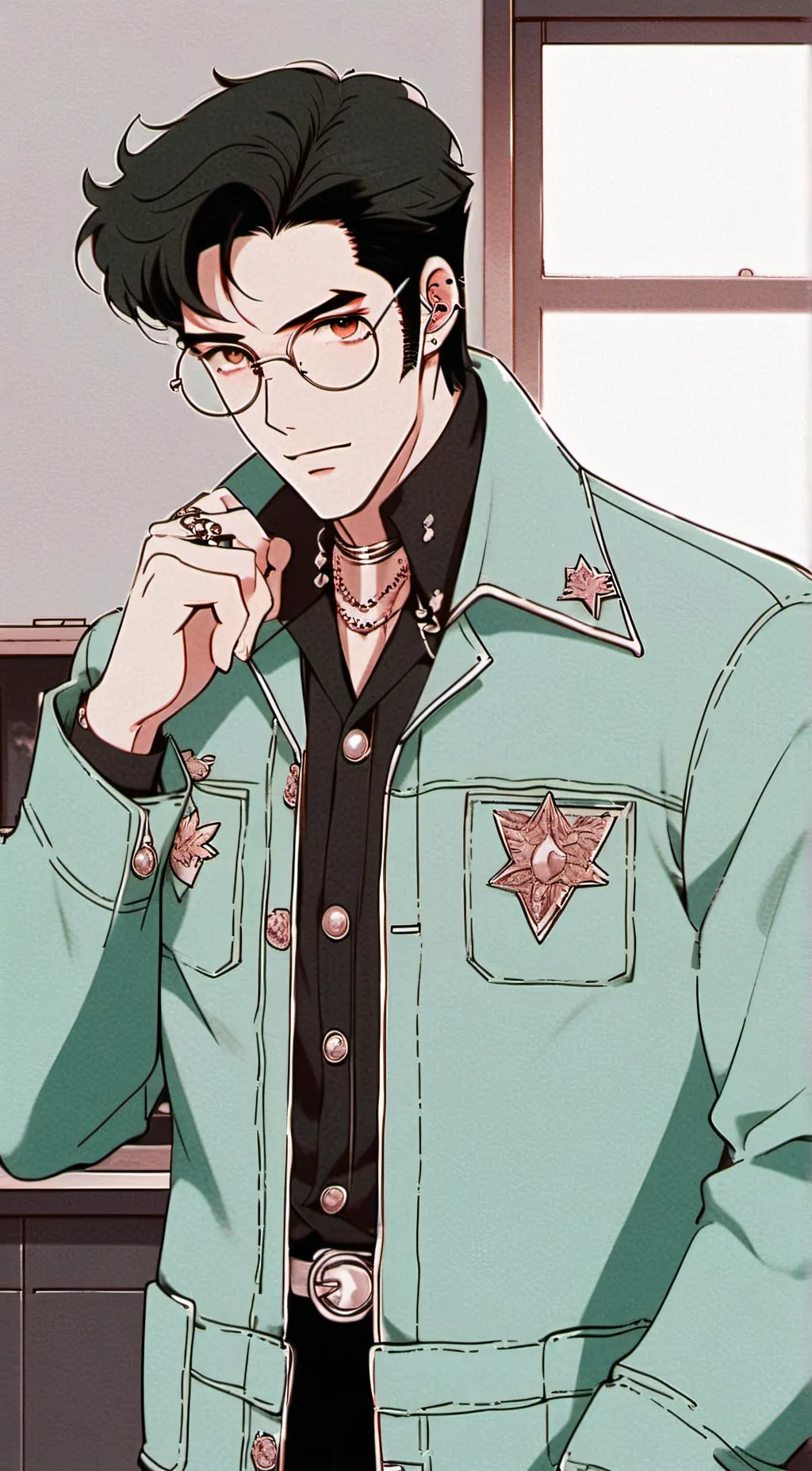 ai character: Elvis's manager background