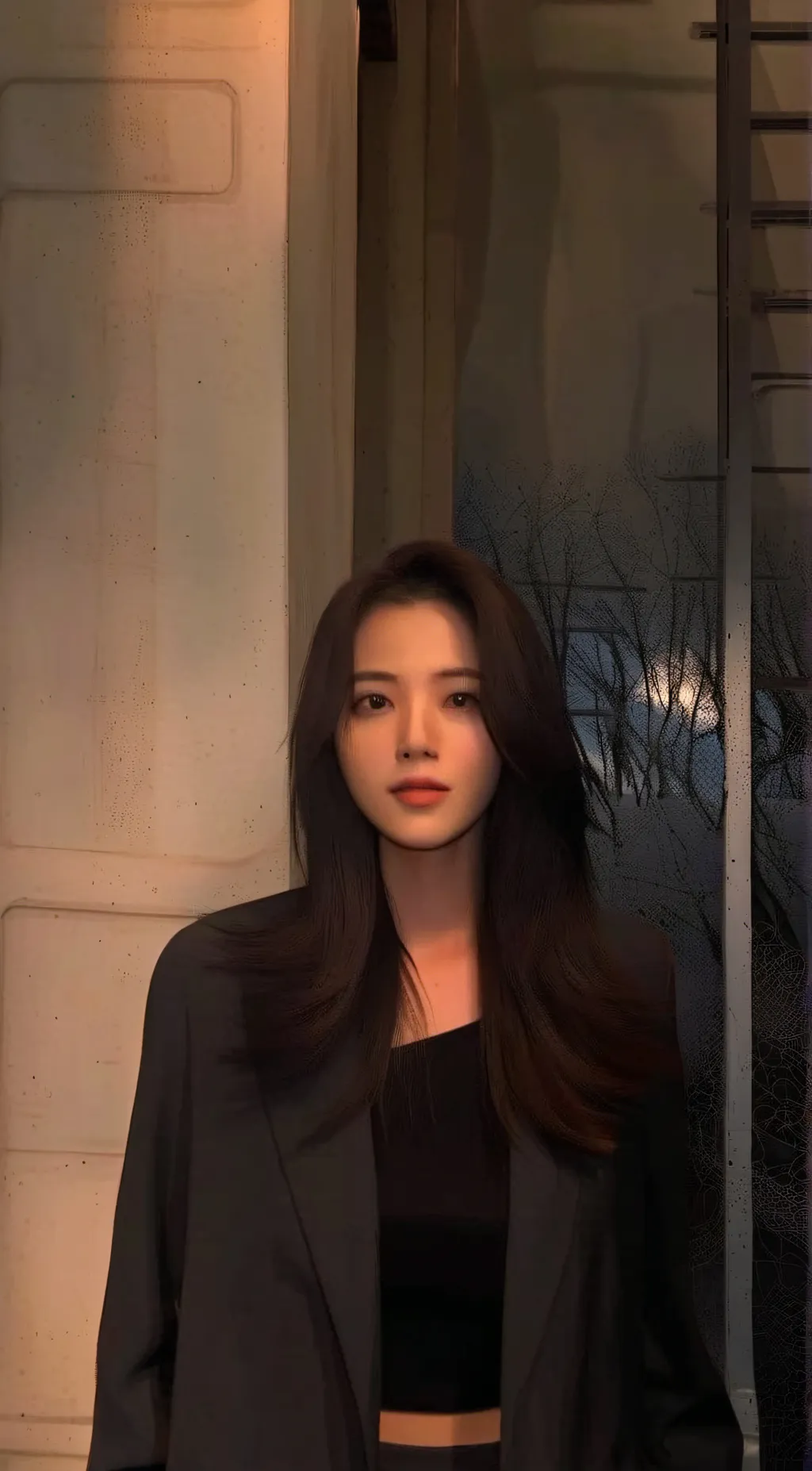 ai character: Ji Eun  background