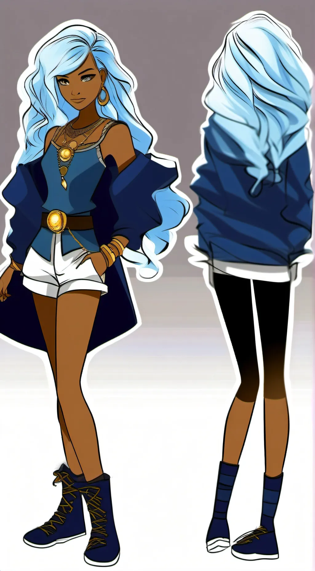 ai character: Talia And Auriana background