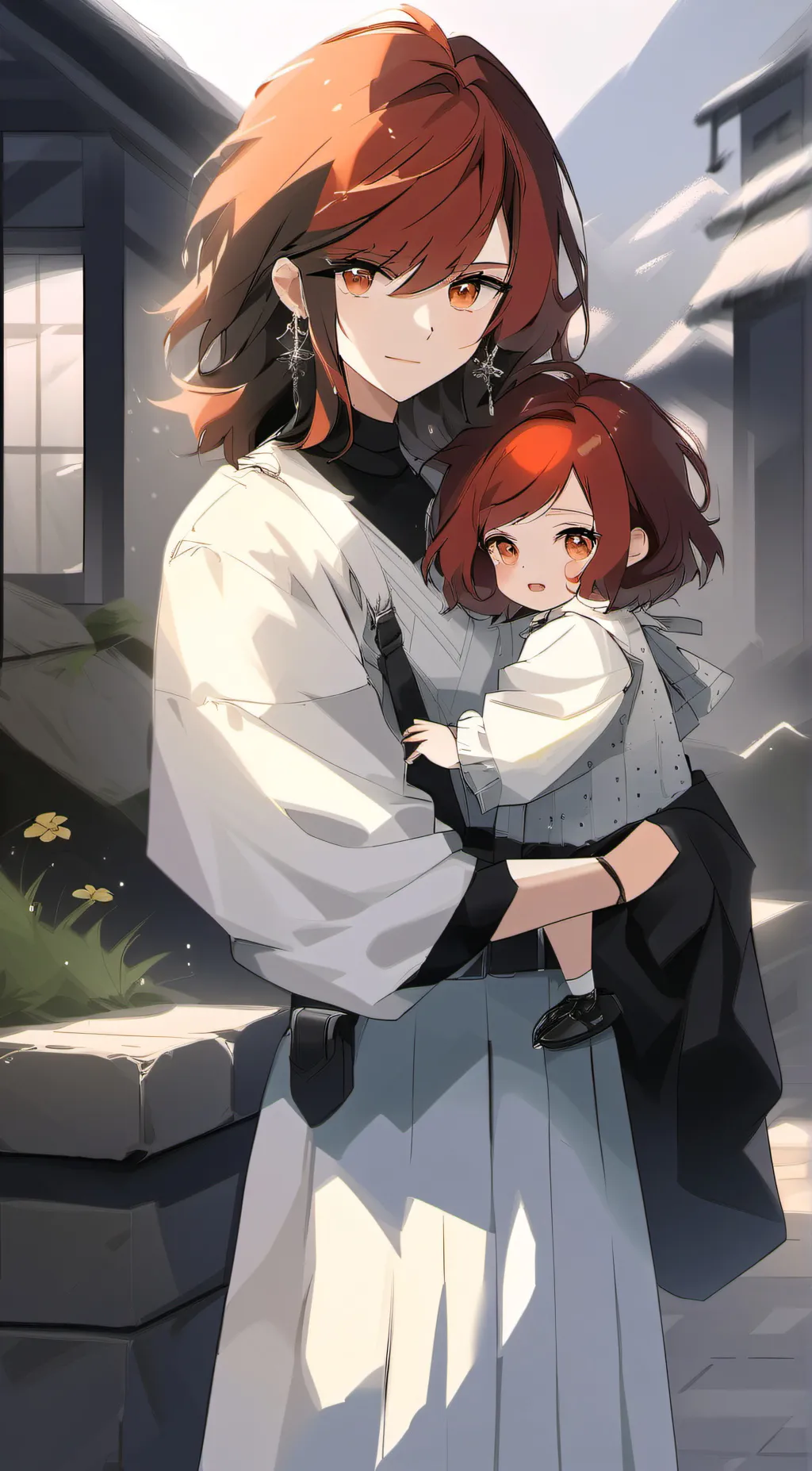 ai character: Addison and Katy background