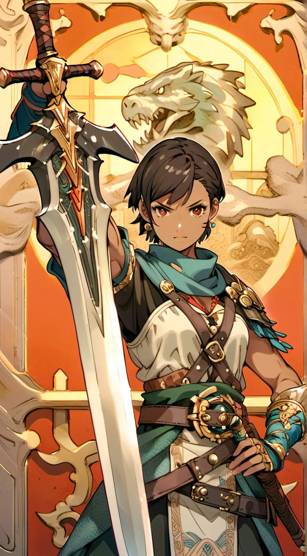 ai character: Adelie  background